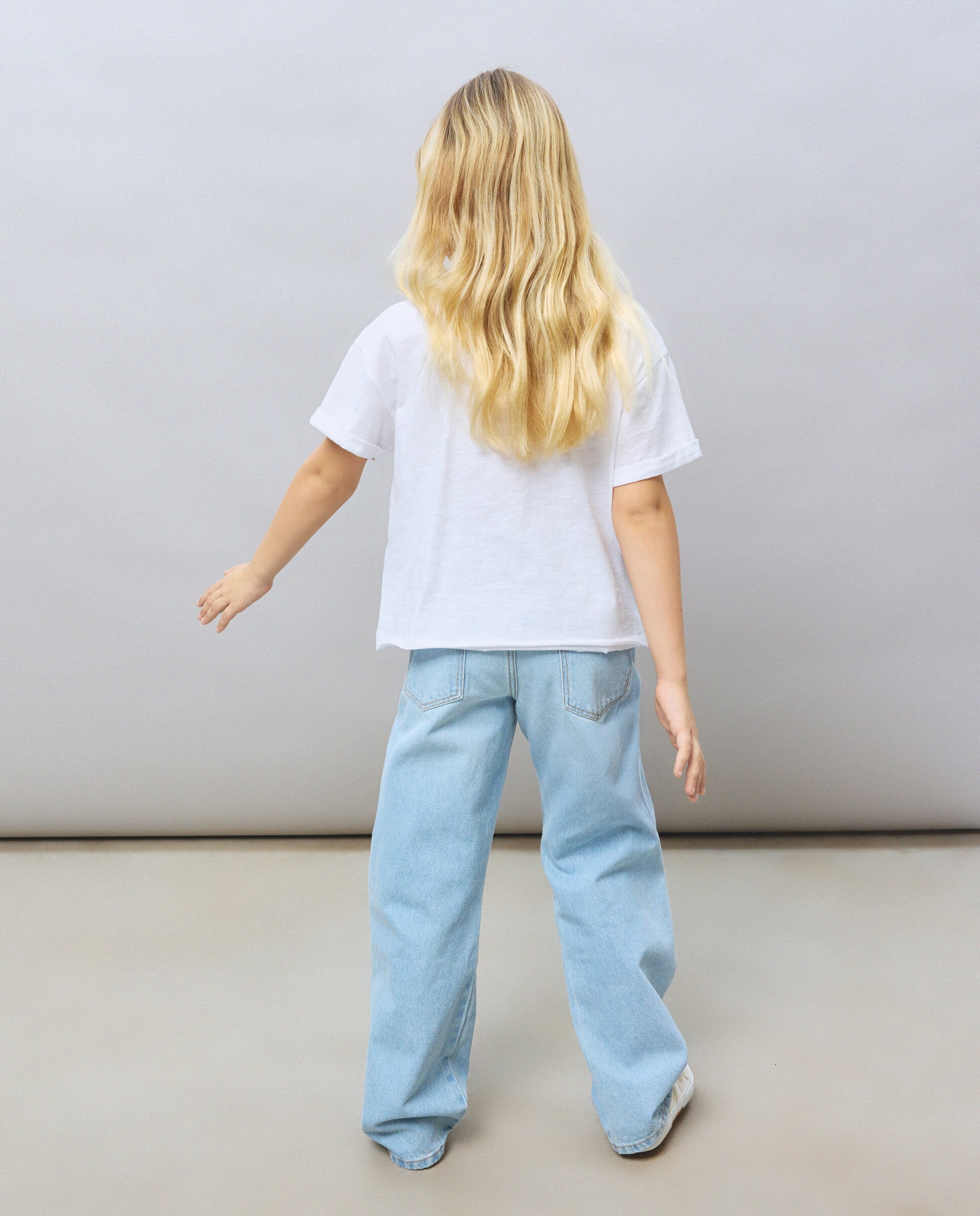 T-shirt com Estampado Rolling Stones de Lantejoulas à Frente Branco-3