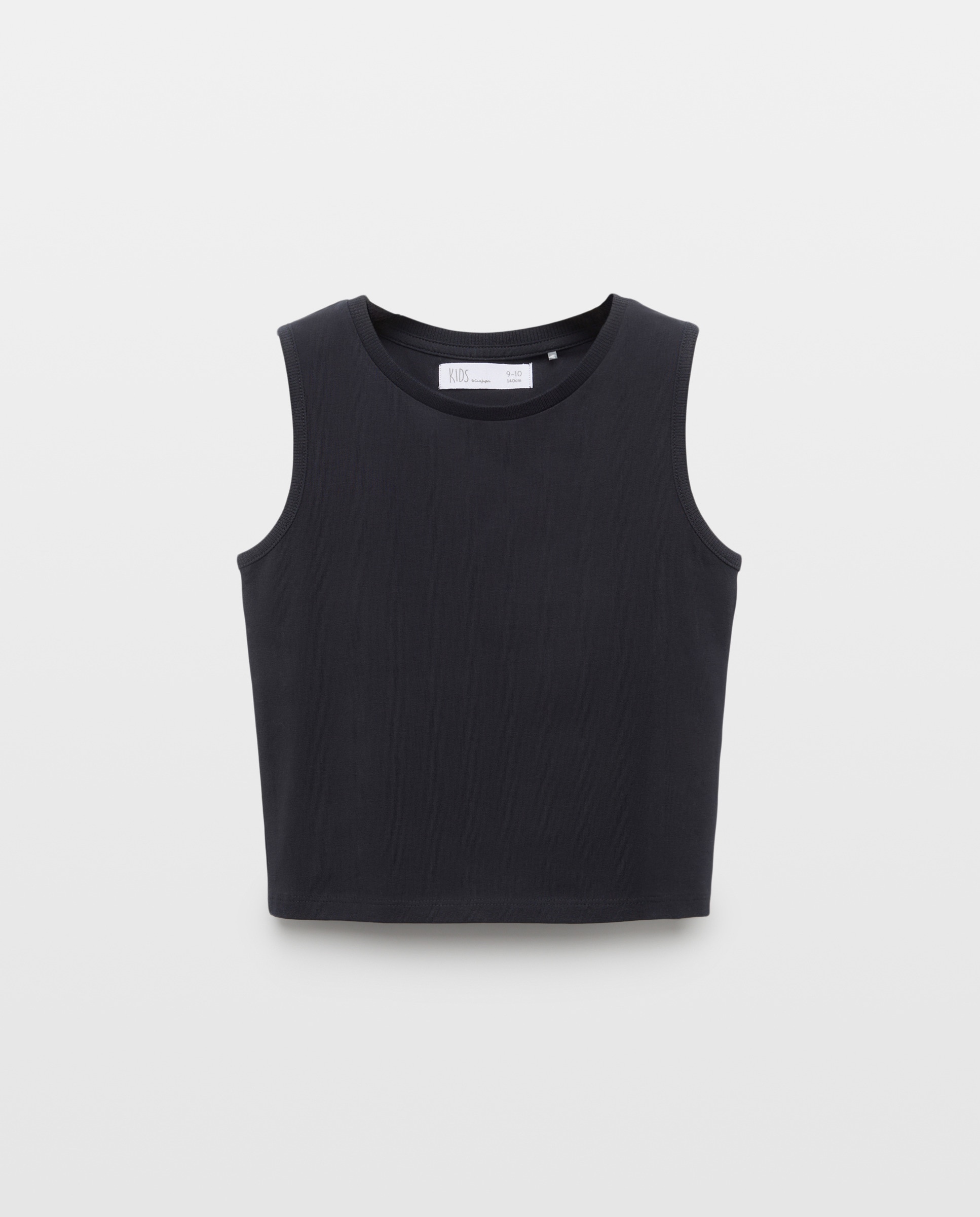 T-shirt Básica Lisa Kids El Corte Inglés Preto-4