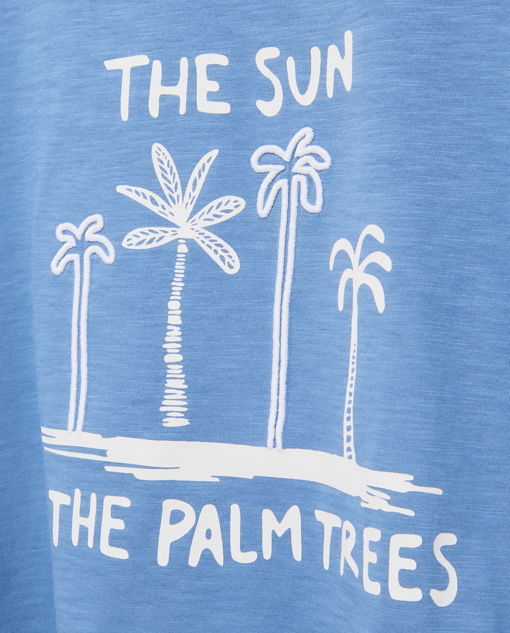 T-shirt sem Mangas e com Estampado Stitch Azul-marinho-5