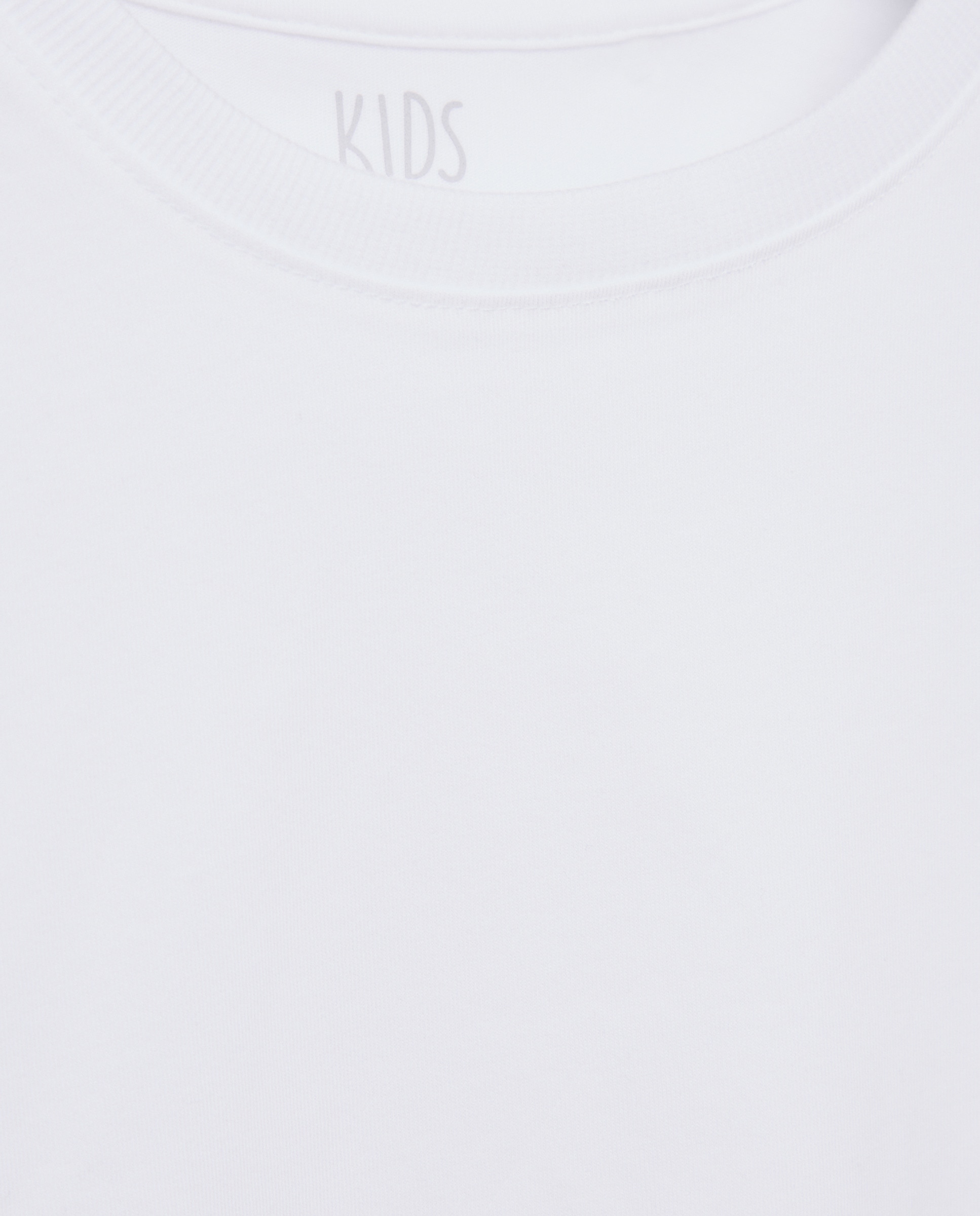 T-shirt com manga curta Branco-5