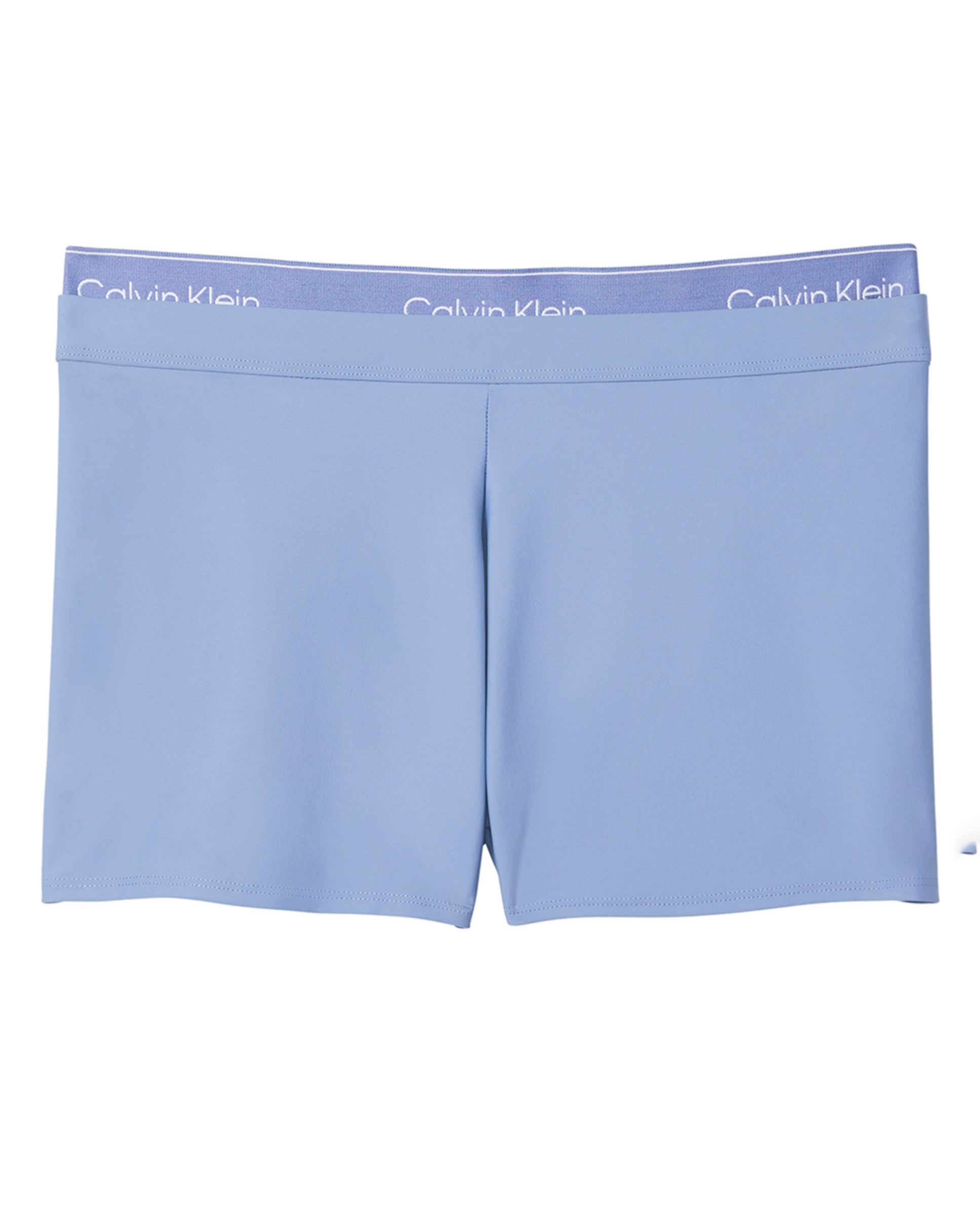 Calções de Banho Justos Azul-4