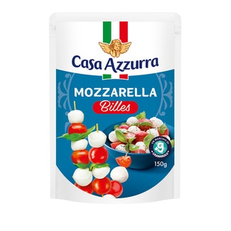 Queijo Mozzarella Bolinhas unidade 150 g - Casa Azzurra