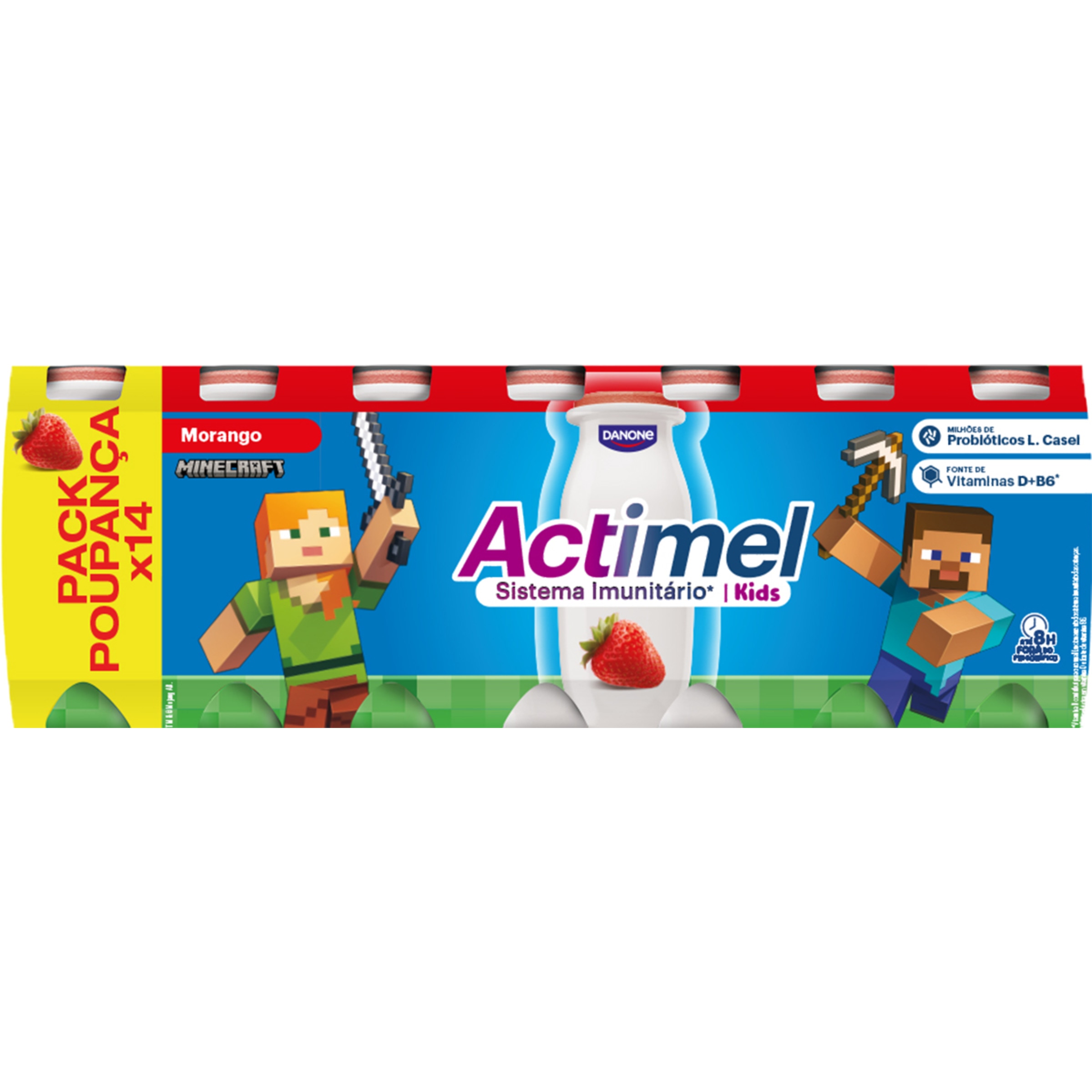 Iogurte Kids Morango Pack 14 unidades embalagem| 100 g