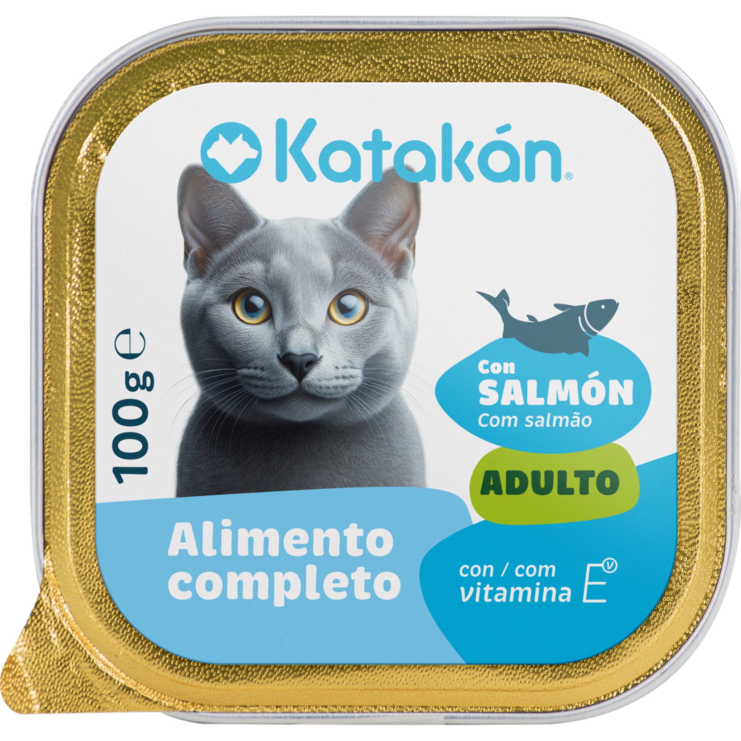 Comida Húmida para Gato de Salmão embalagem 100 g