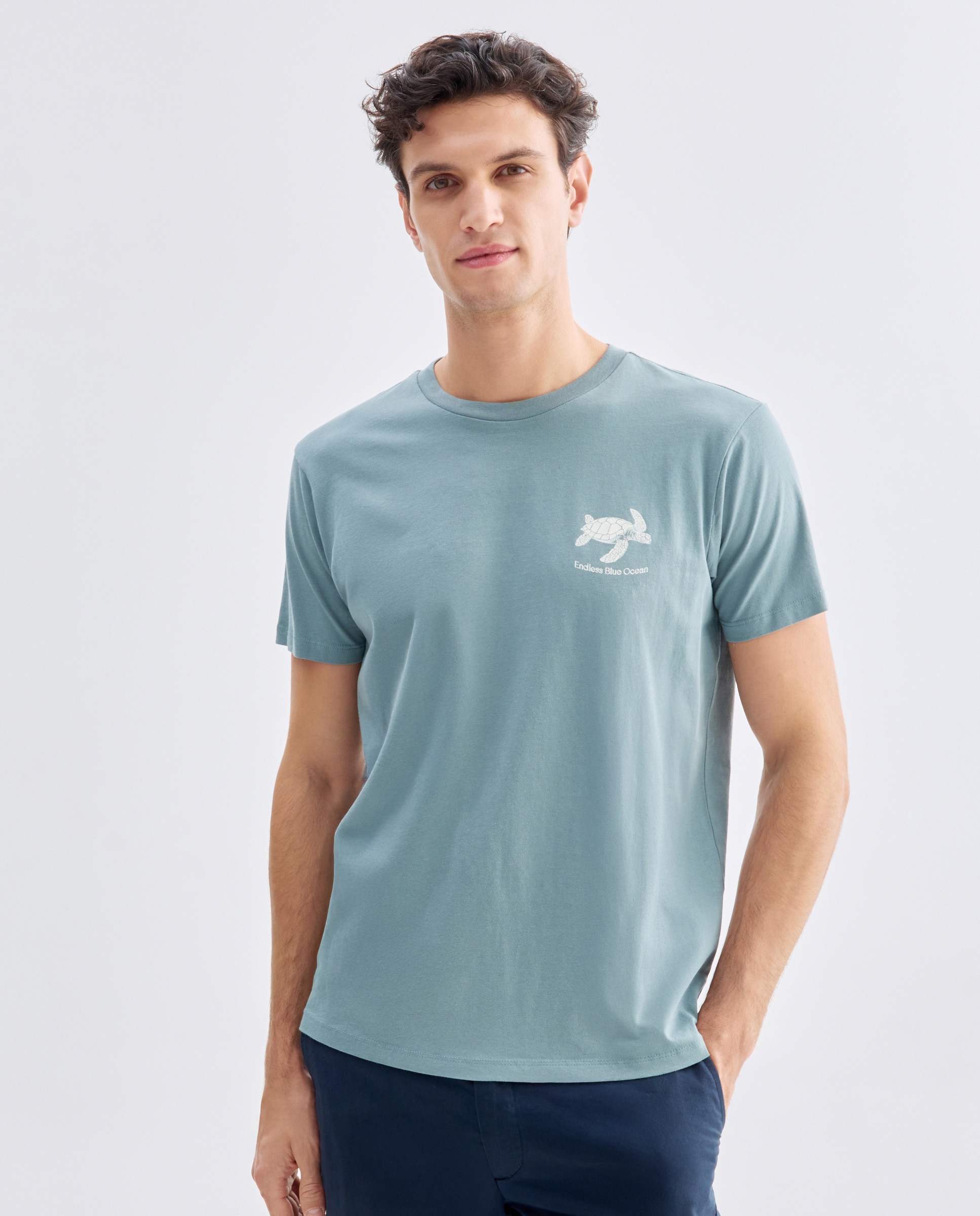 Imagen 0 de Camiseta de hombre manga corta Endless Blue Ocean