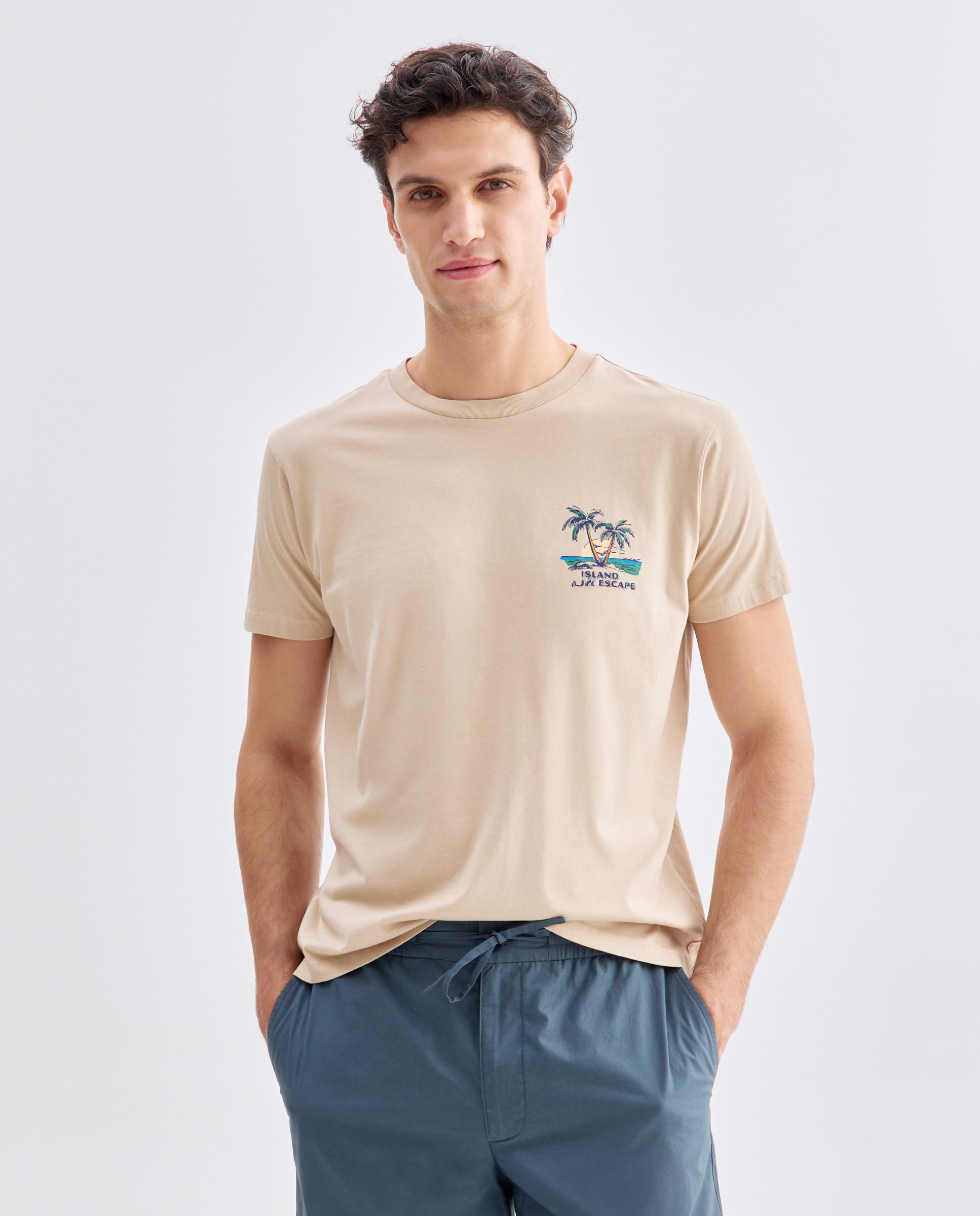 Imagen 0 de Camiseta de hombre manga corta ISLAND ESCAPE