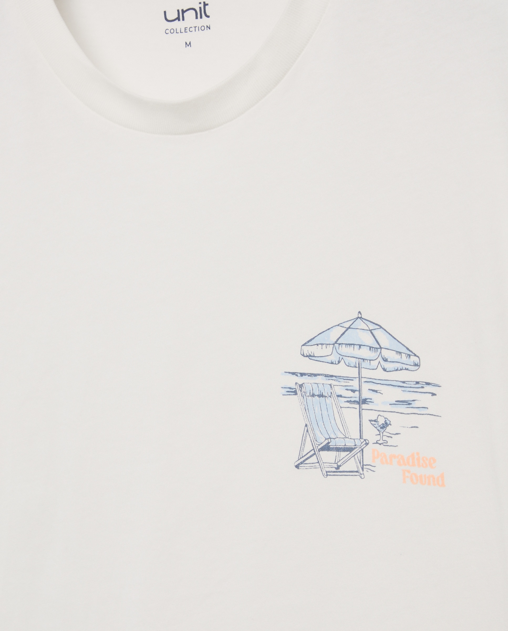 Camiseta de hombre manga corta Paradise Found 120 Crudo-5