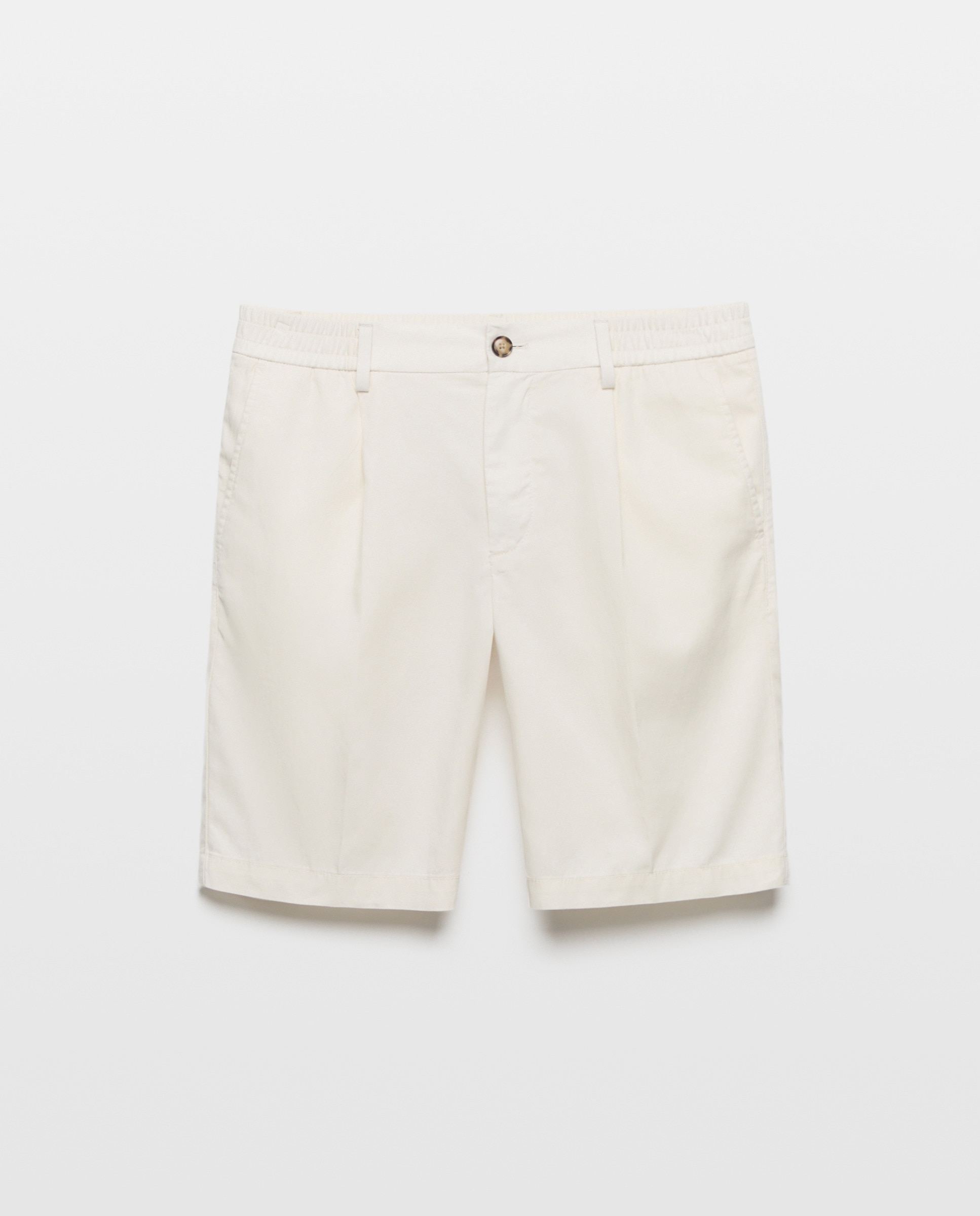 Bermuda hombre chino gomas con lino 850 Piedra-4