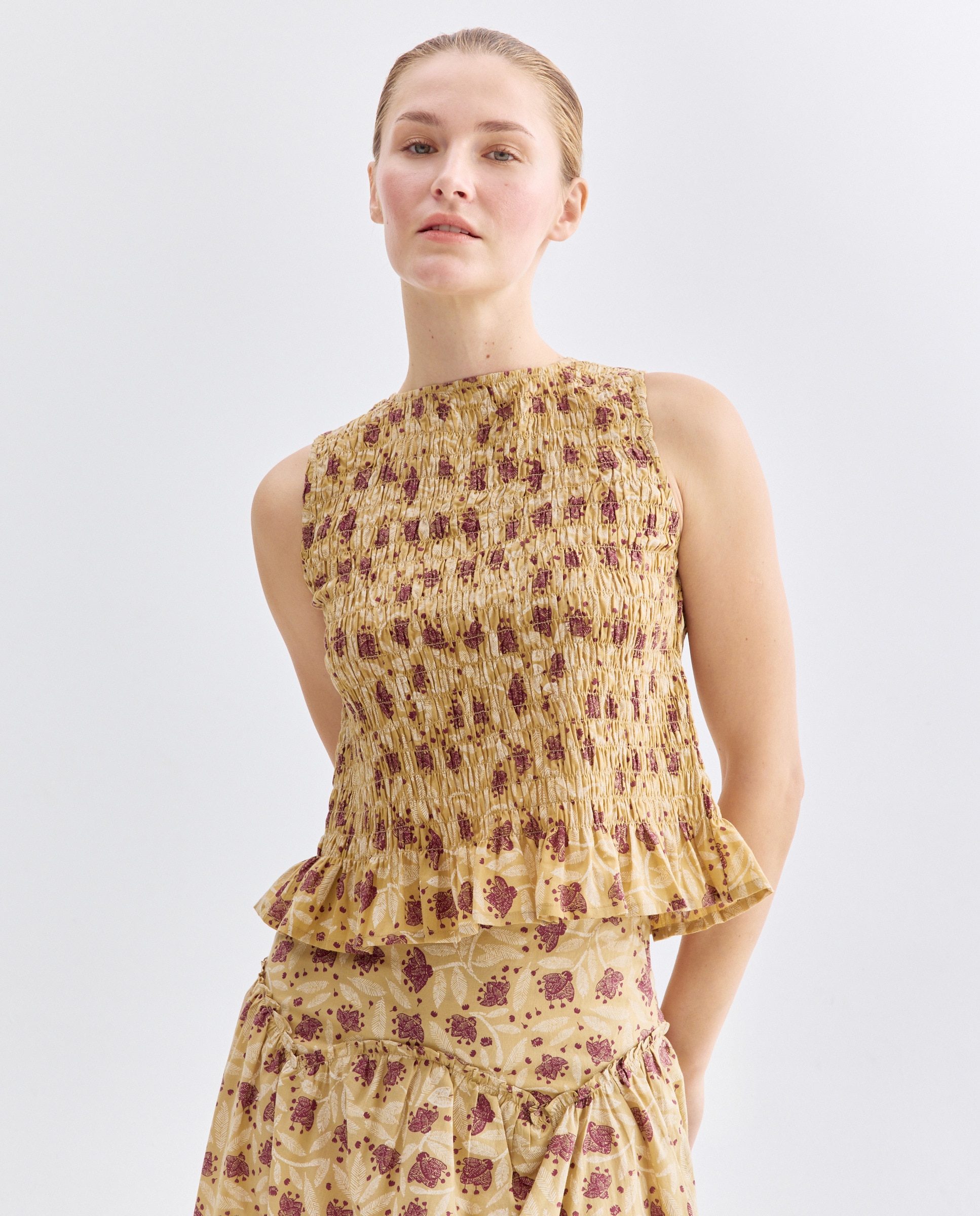 Imagen 0 de Blusa de mujer de flores total look