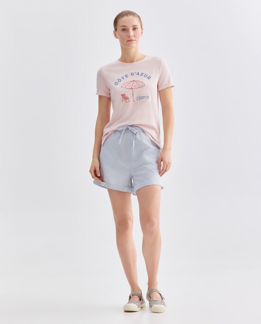 Imagen 0 de Shorts de mujer con lino