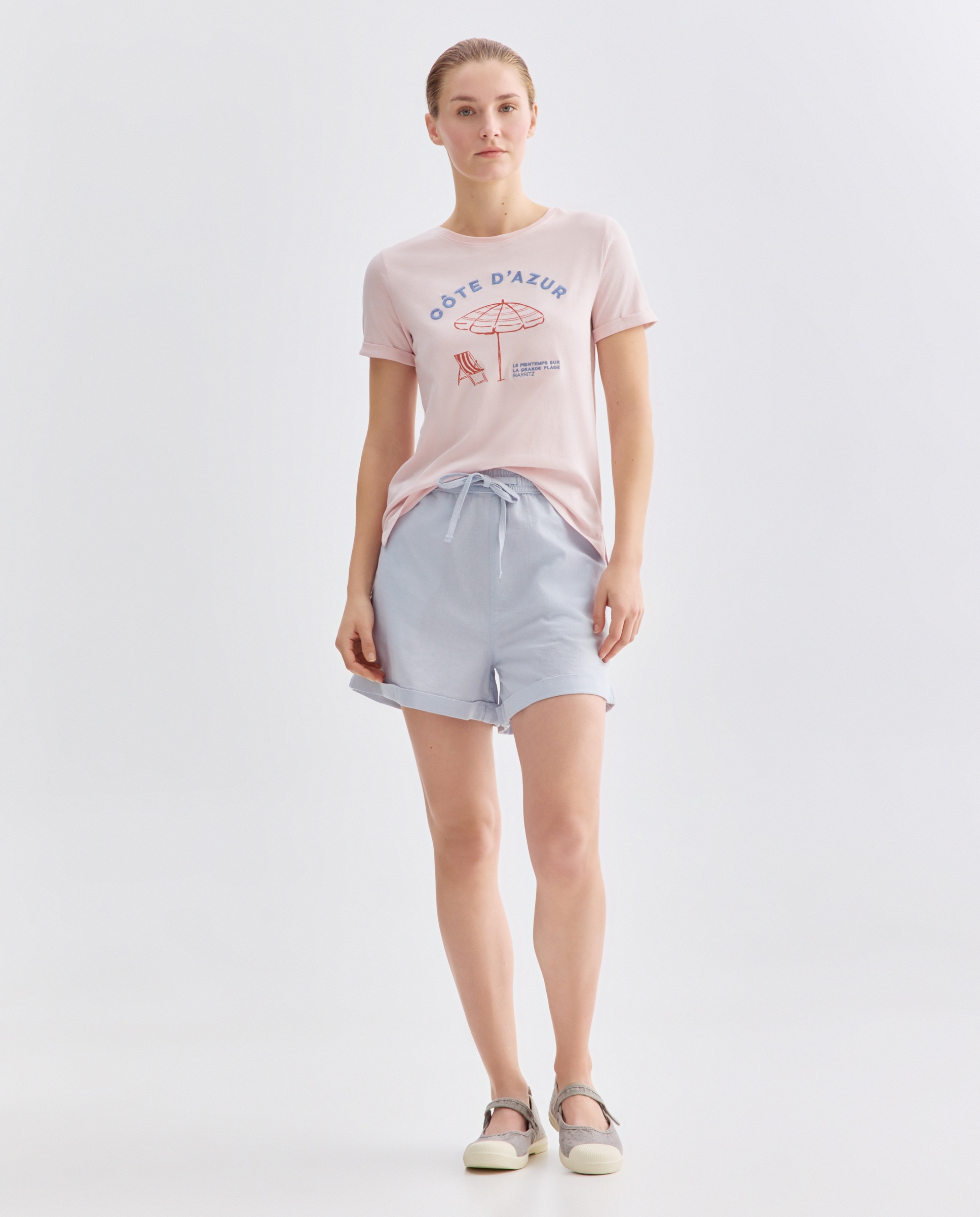 Imagen 0 de Shorts de mujer con lino