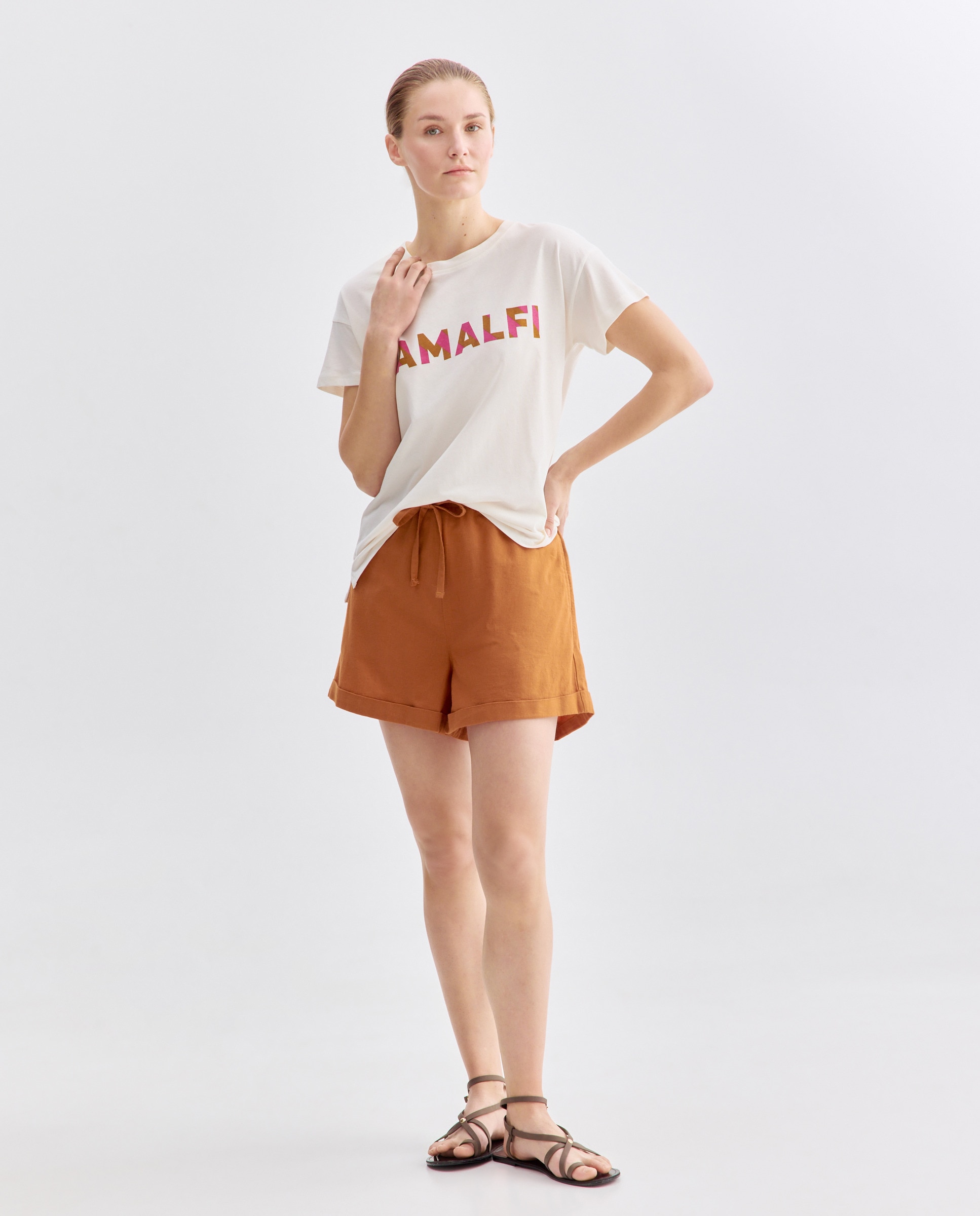 Imagen 0 de Shorts de mujer con lino