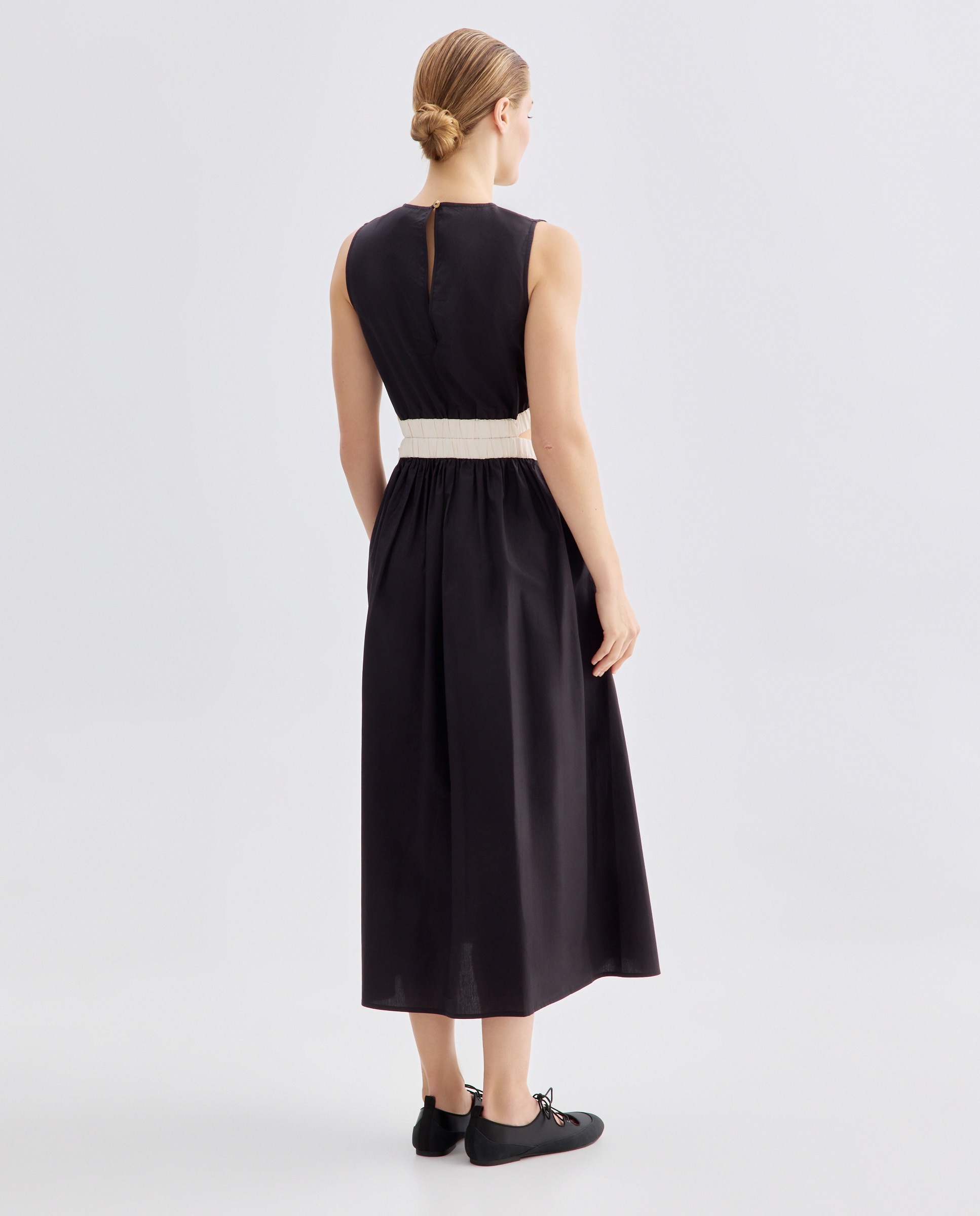 Vestido de mujer cut out Negro-4
