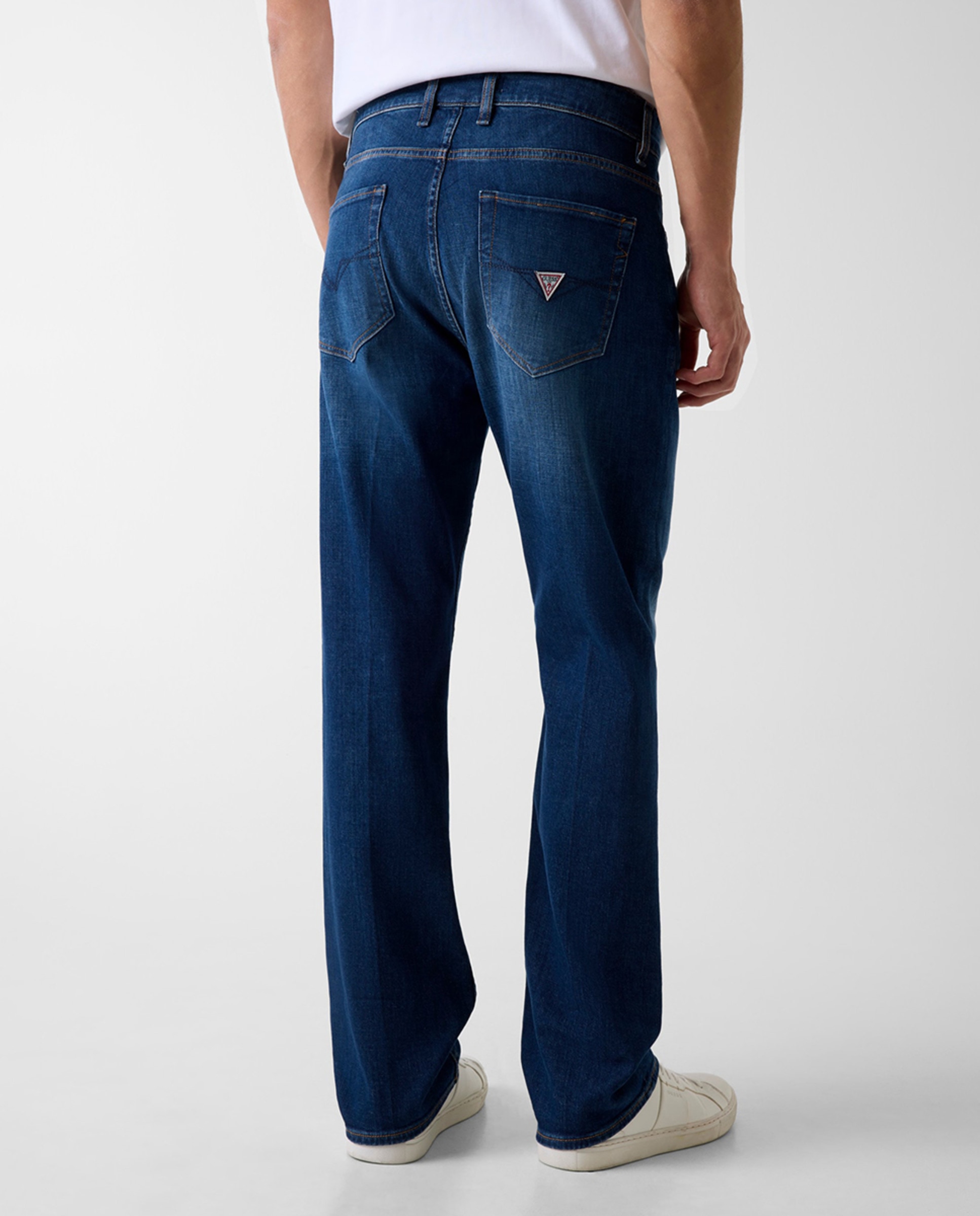 Jeans regular de homem Azul-3