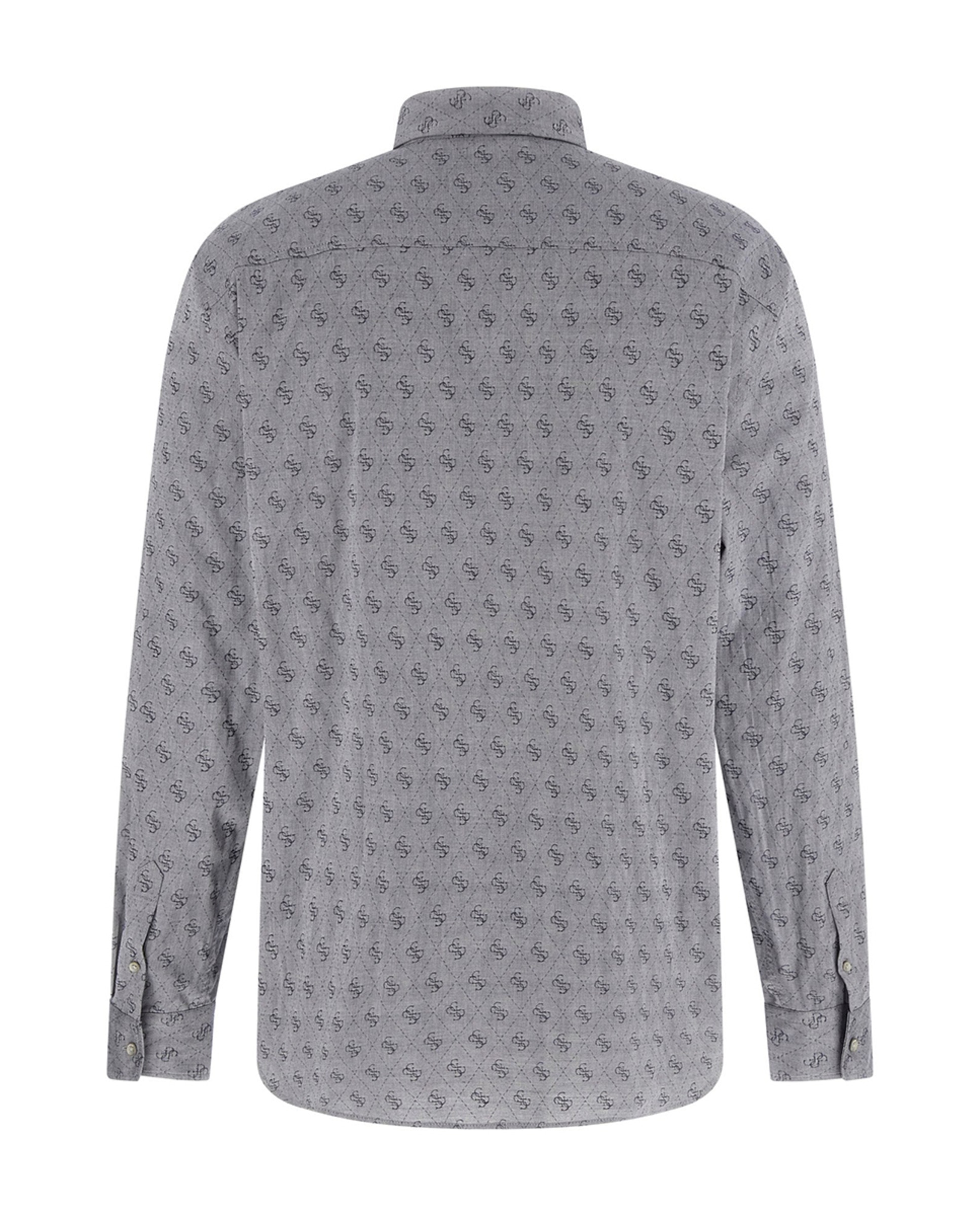 Camisa de Manga Comprida Cinzento-2