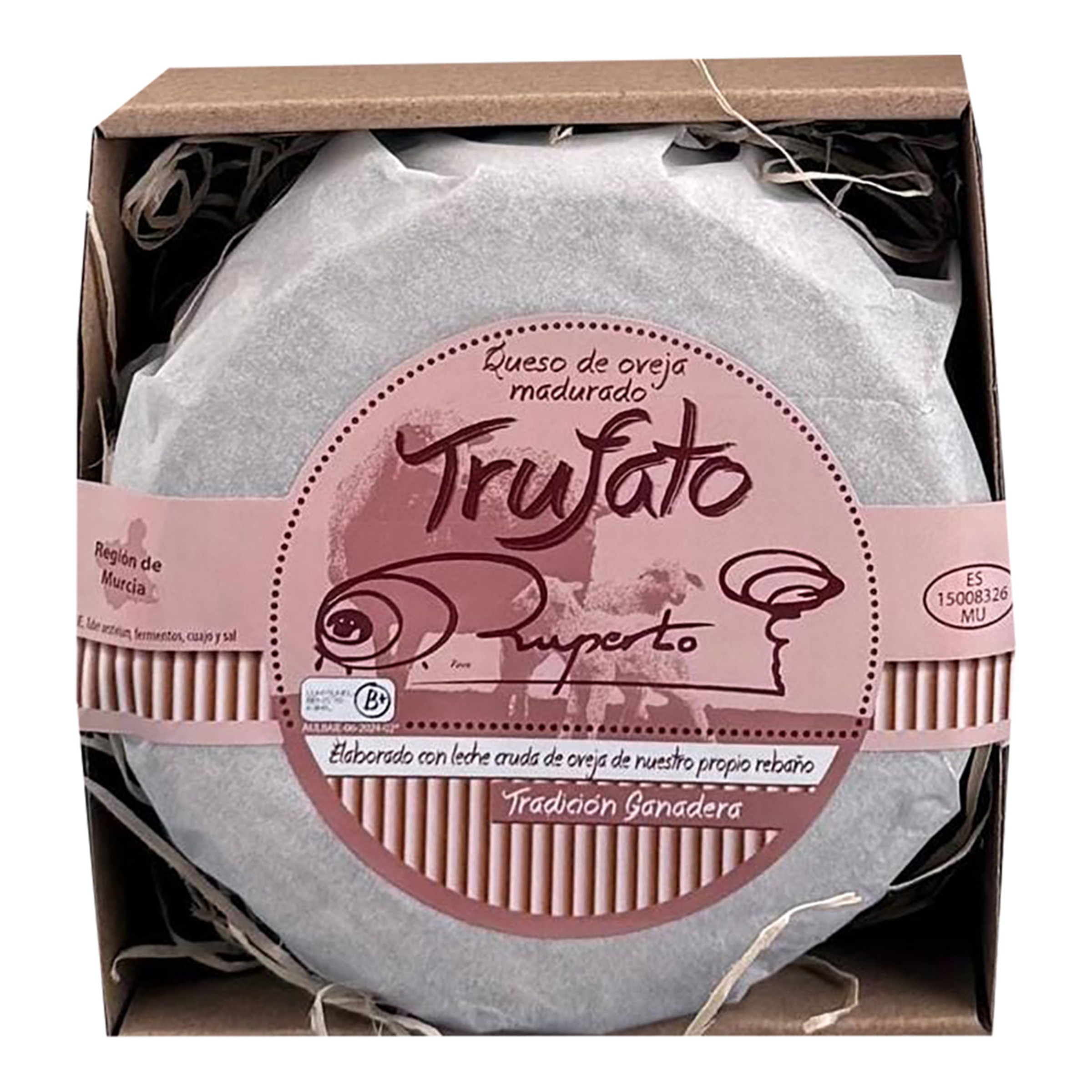 Imagen 0 de Queso madurado de oveja con trufa Ruperto Trufato