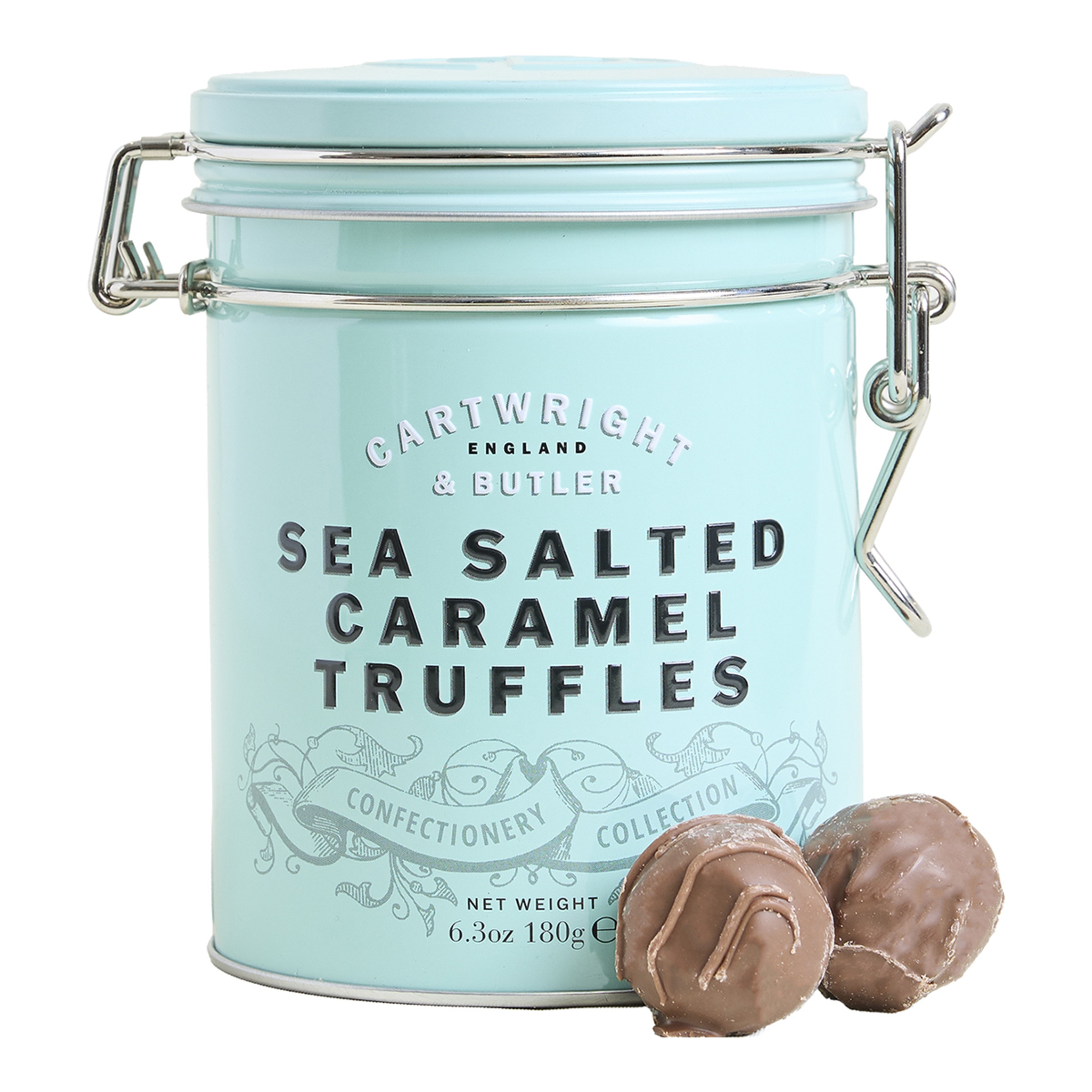 Trufas de chocolate con leche belga y caramelo salado Cartwright & Butler 1