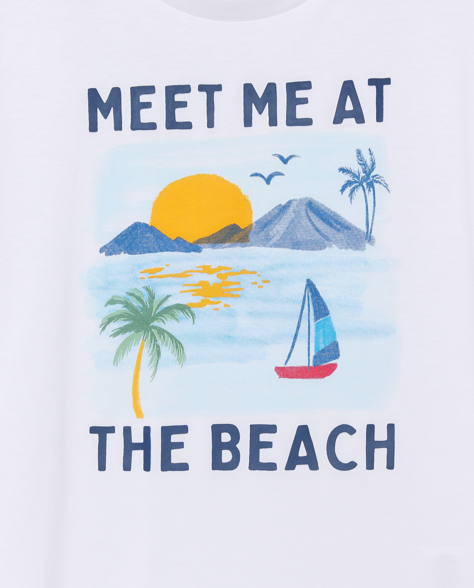 T-shirt de Algodão Joy Ilhas Kids El Corte Inglés Branco-5