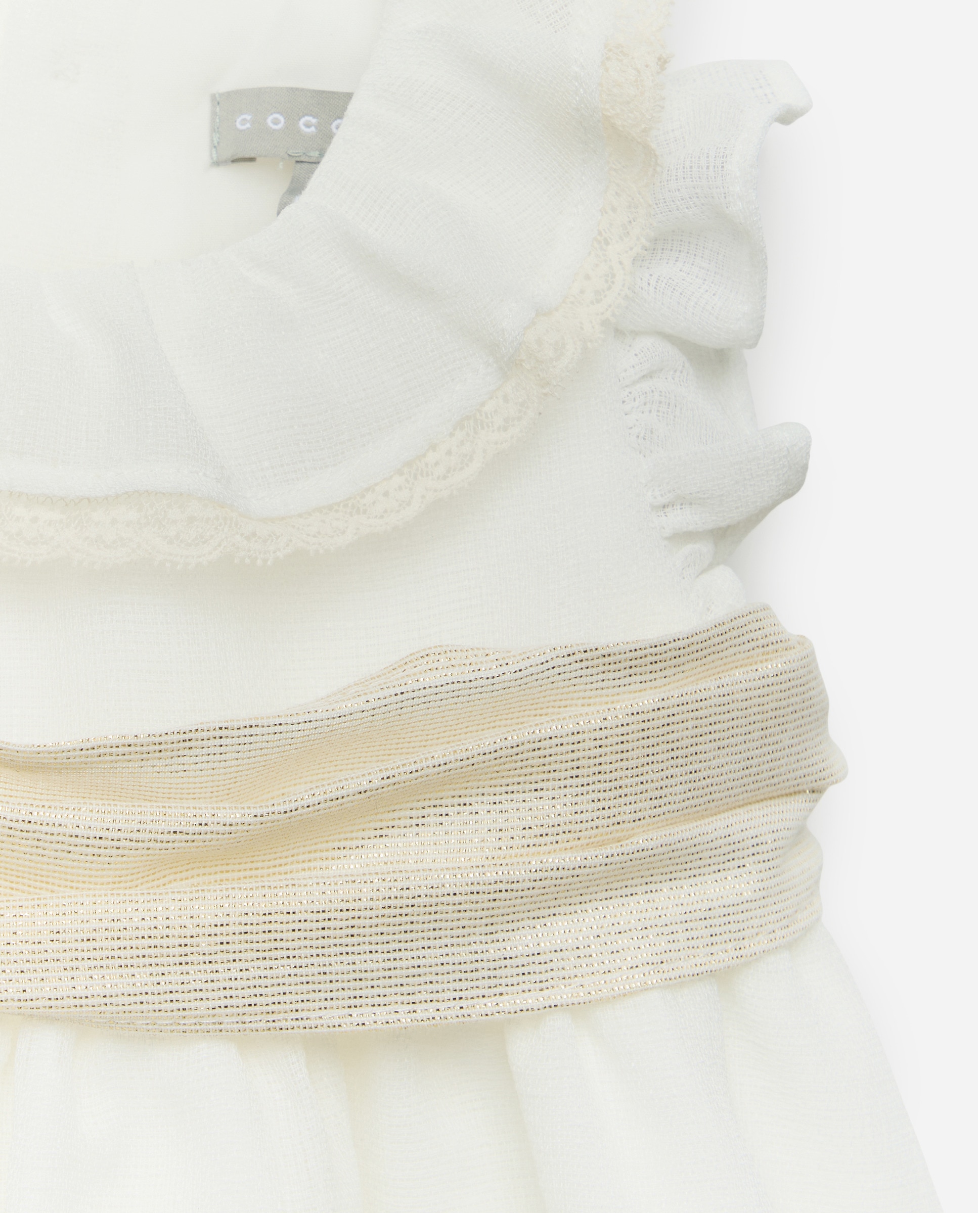 Vestido de Bebé com Estrutura e Faixa Coconut El Corte Inglés Cru-3