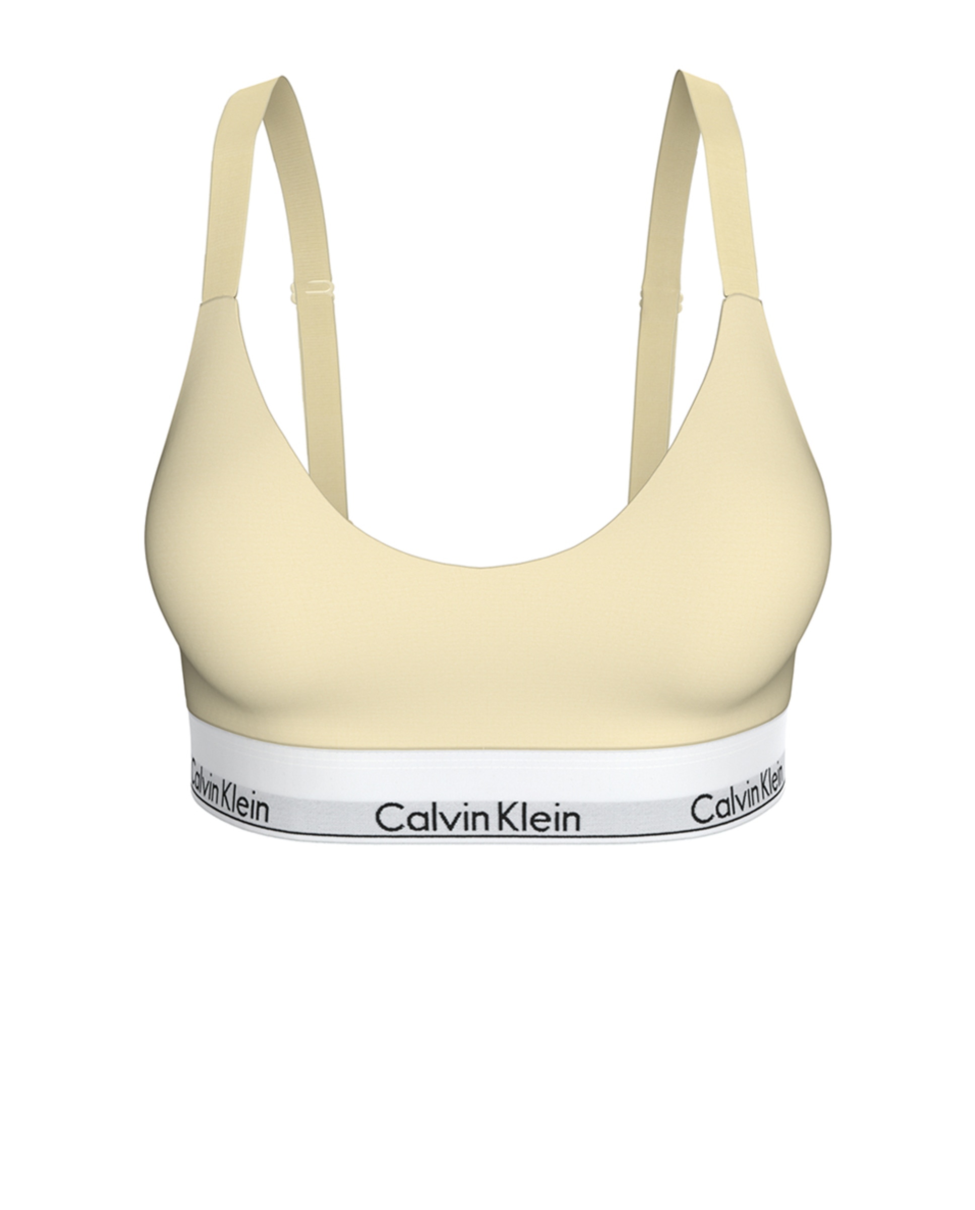 Soutien Bralette de Copa Moldada Icon Cotton Modal Amarelo-8