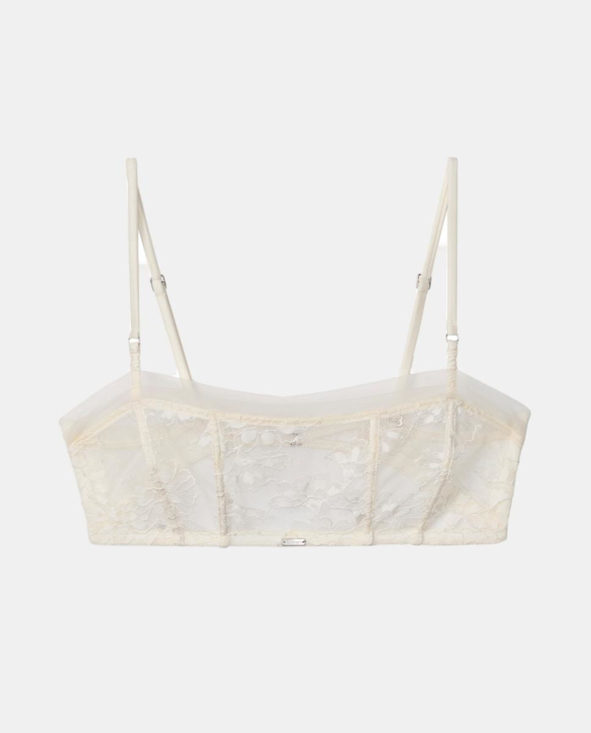 Soutien Bandeau sem Copa Moldada CK Black Bridal Branco-4