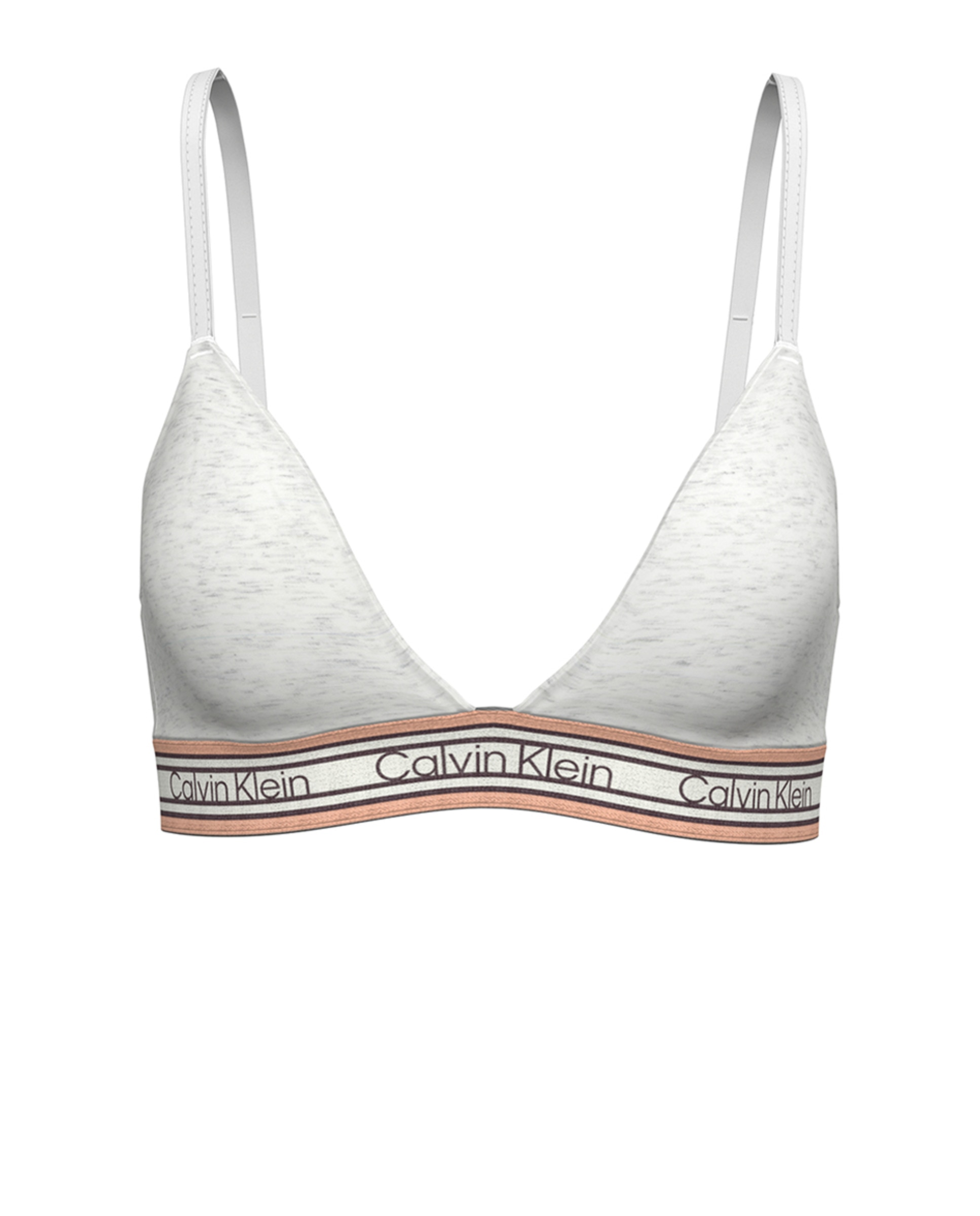 Soutien Triangular de Copa Moldada Icon Cotton Modal Cinzento-6