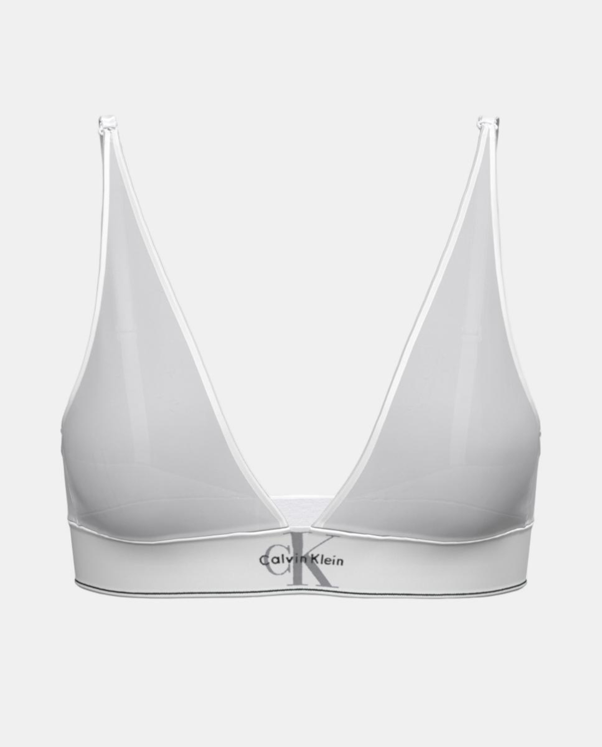 Soutien Triangular de Copa Moldada CK Graphic Branco-4