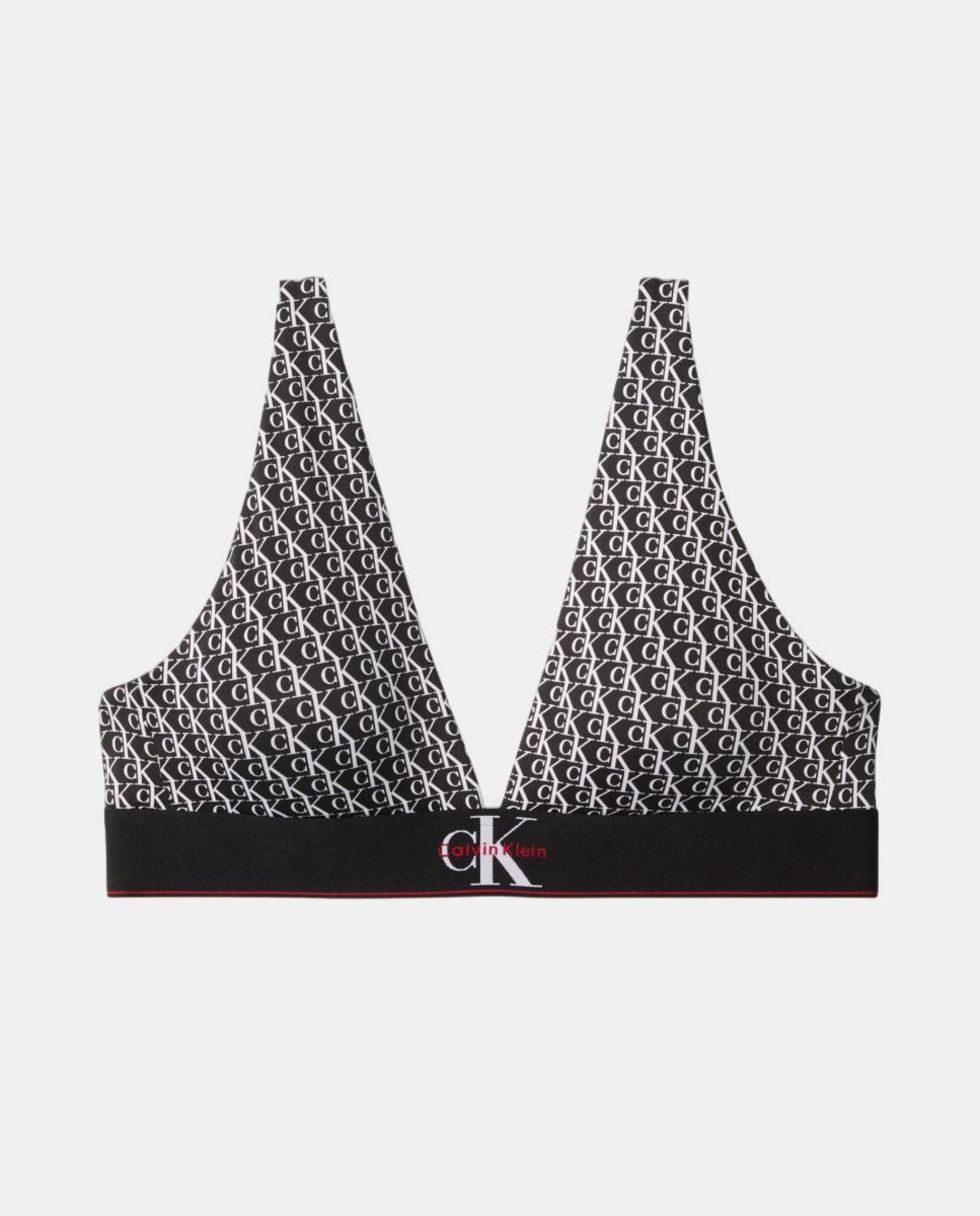Soutien Triangular de Copa Moldada CK Graphic Preto-5