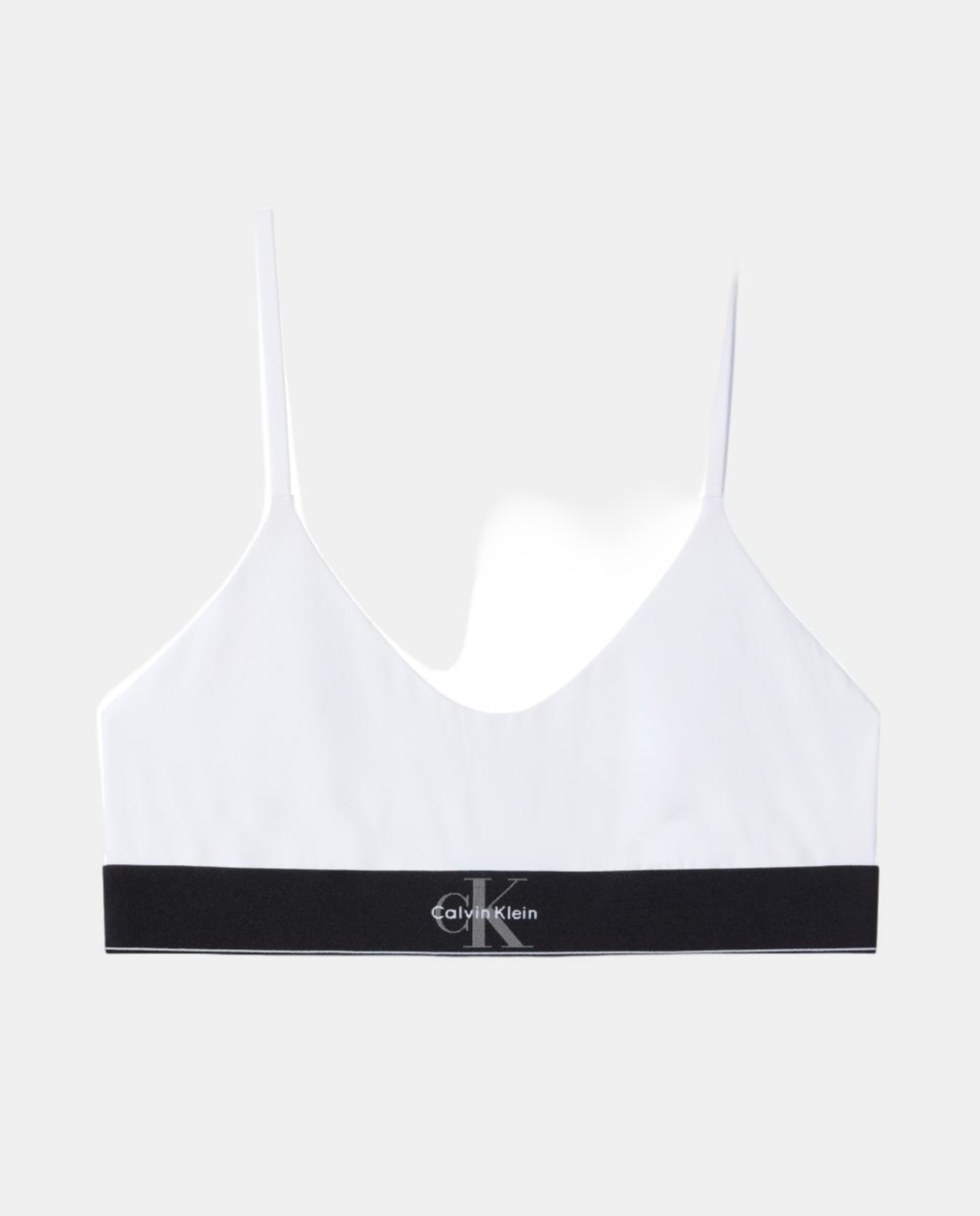 Soutien sem Copa Moldada CK Graphic Branco-5