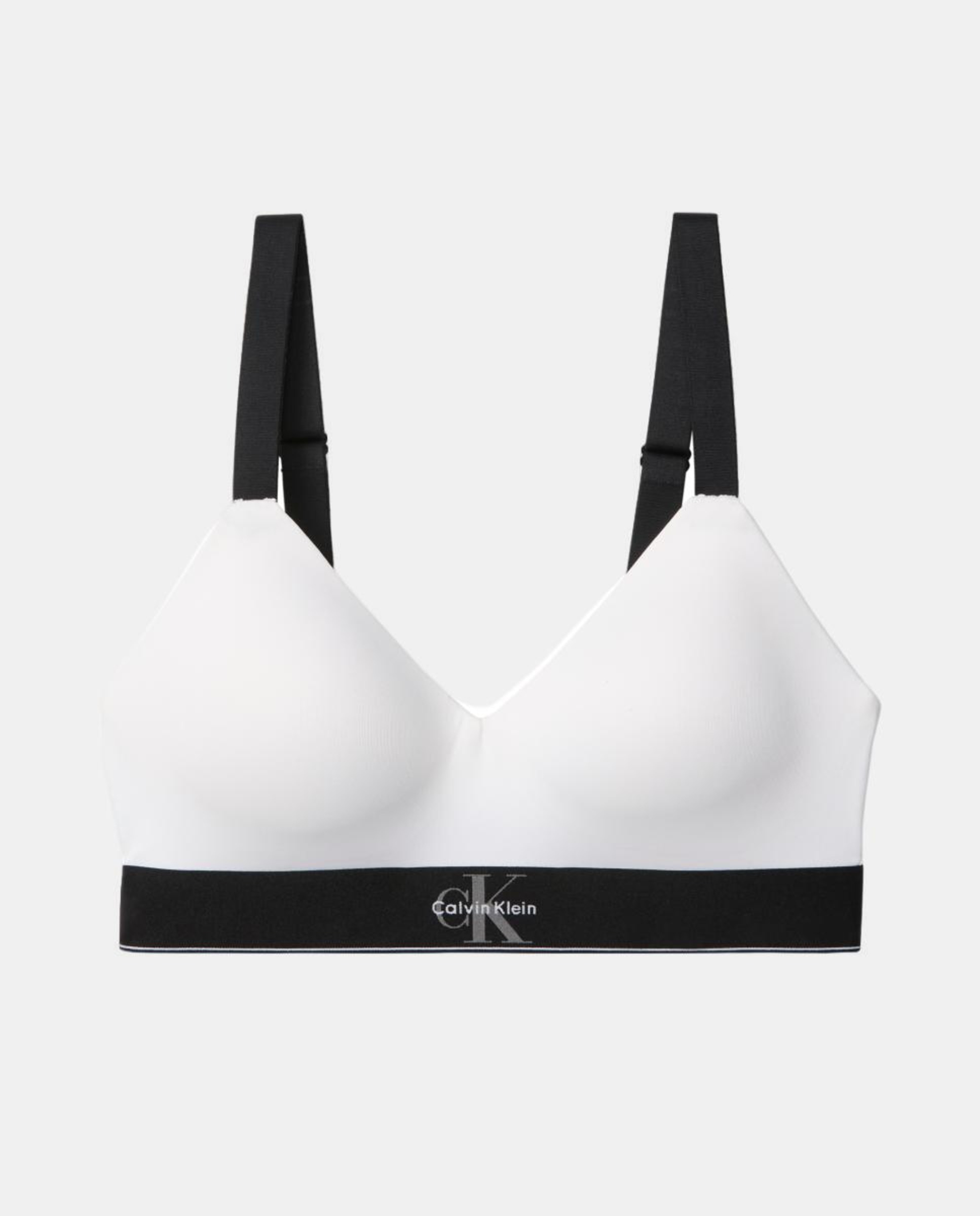 Soutien Bralette de Copa Moldada CK Graphic Branco-4