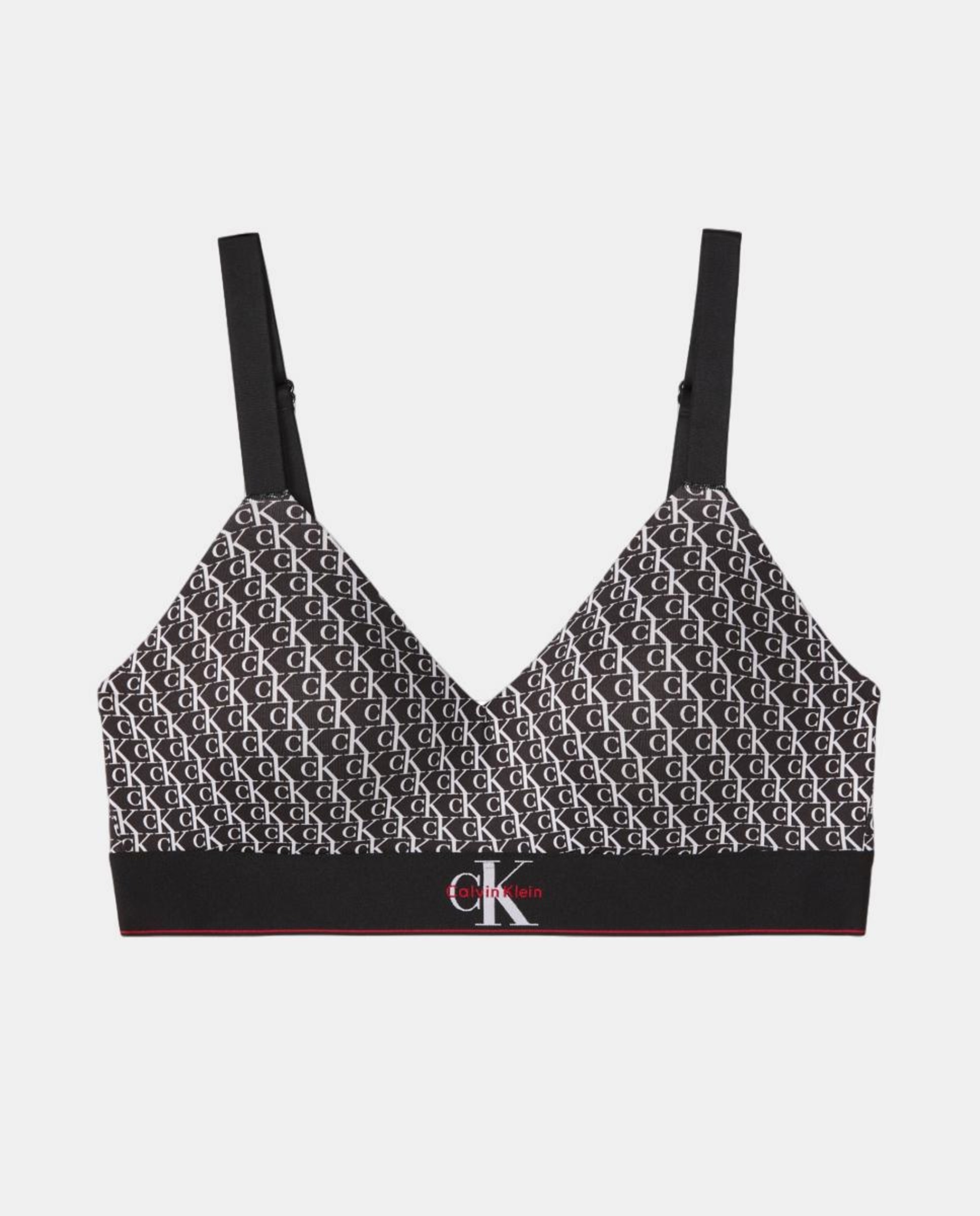 Soutien Bralette de Copa Moldada CK Graphic Preto-5