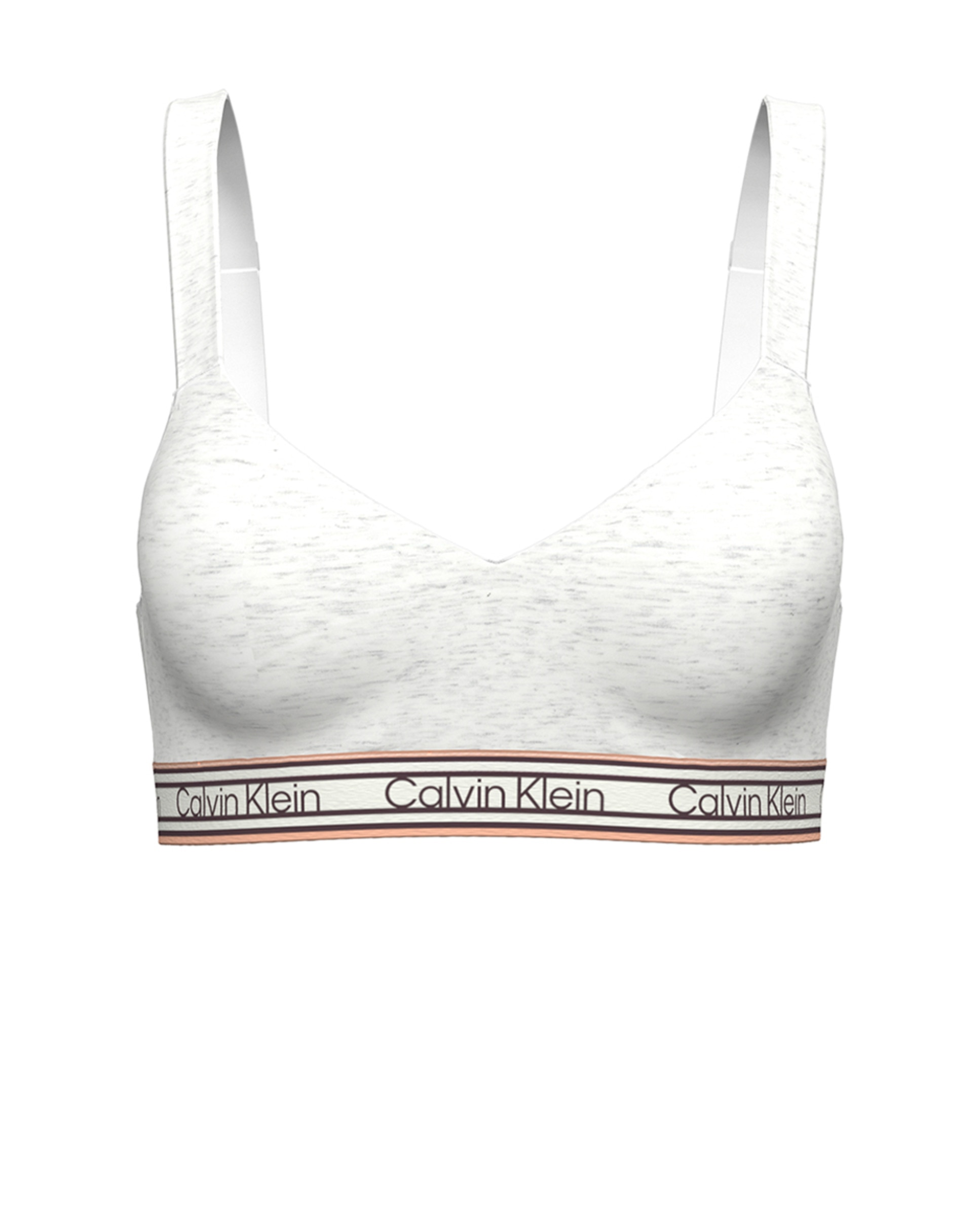 Soutien Bralette de Copa Moldada Icon Cotton Modal Cinzento-6