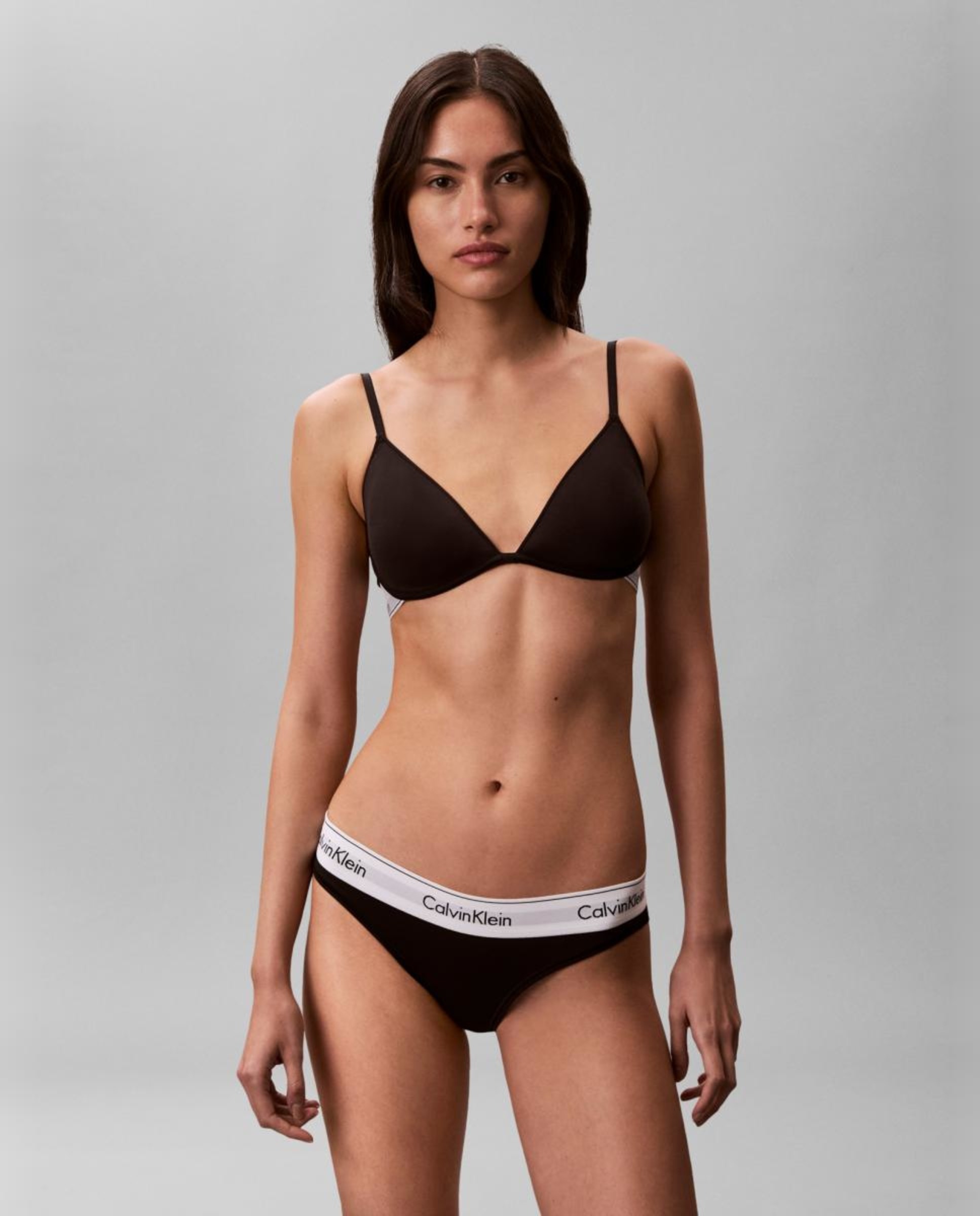 Soutien Decotado de Copa Moldada Icon Cotton Modal Preto-2