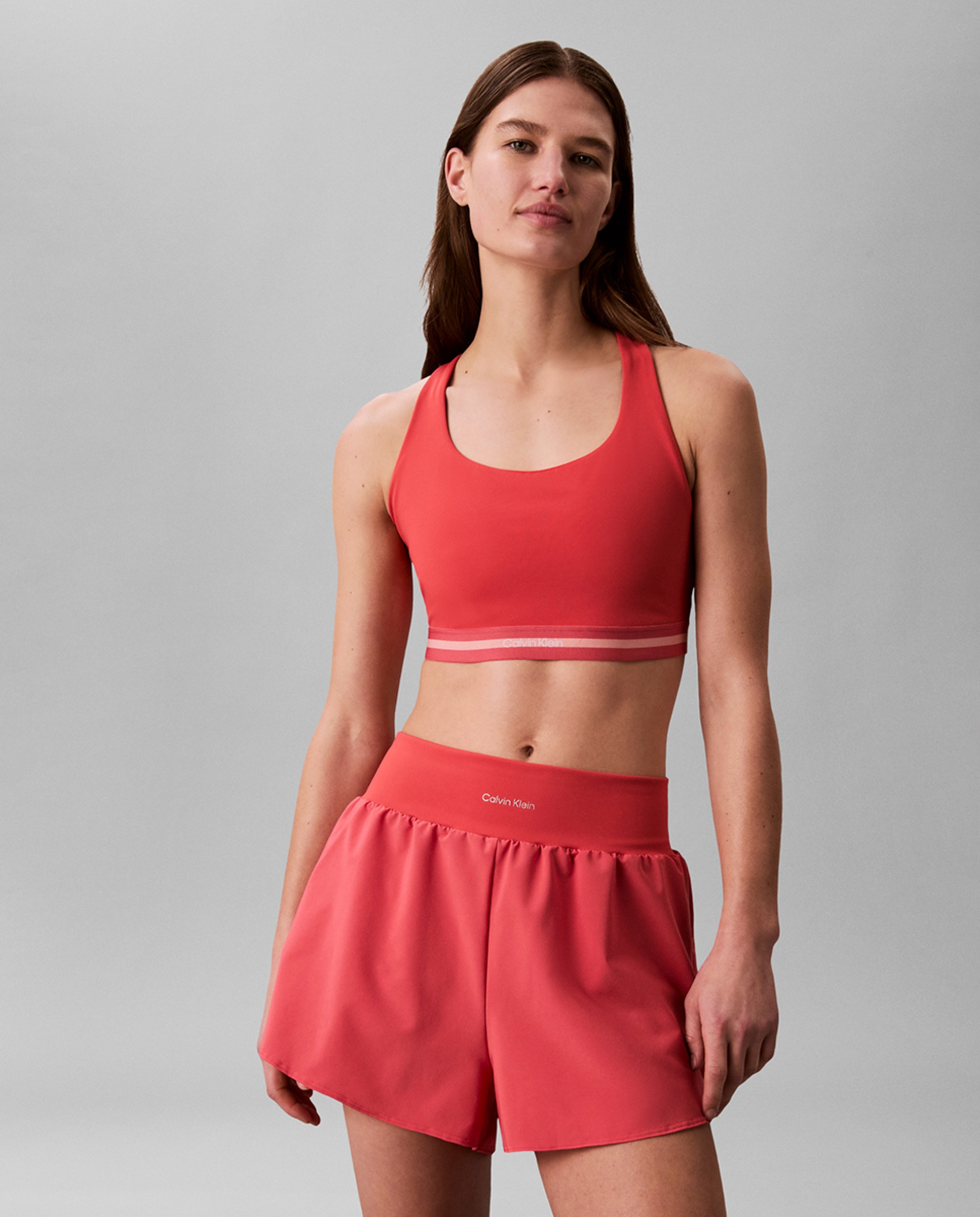 Calções Desportivos 2 em 1 Icon Sport Rosa-2
