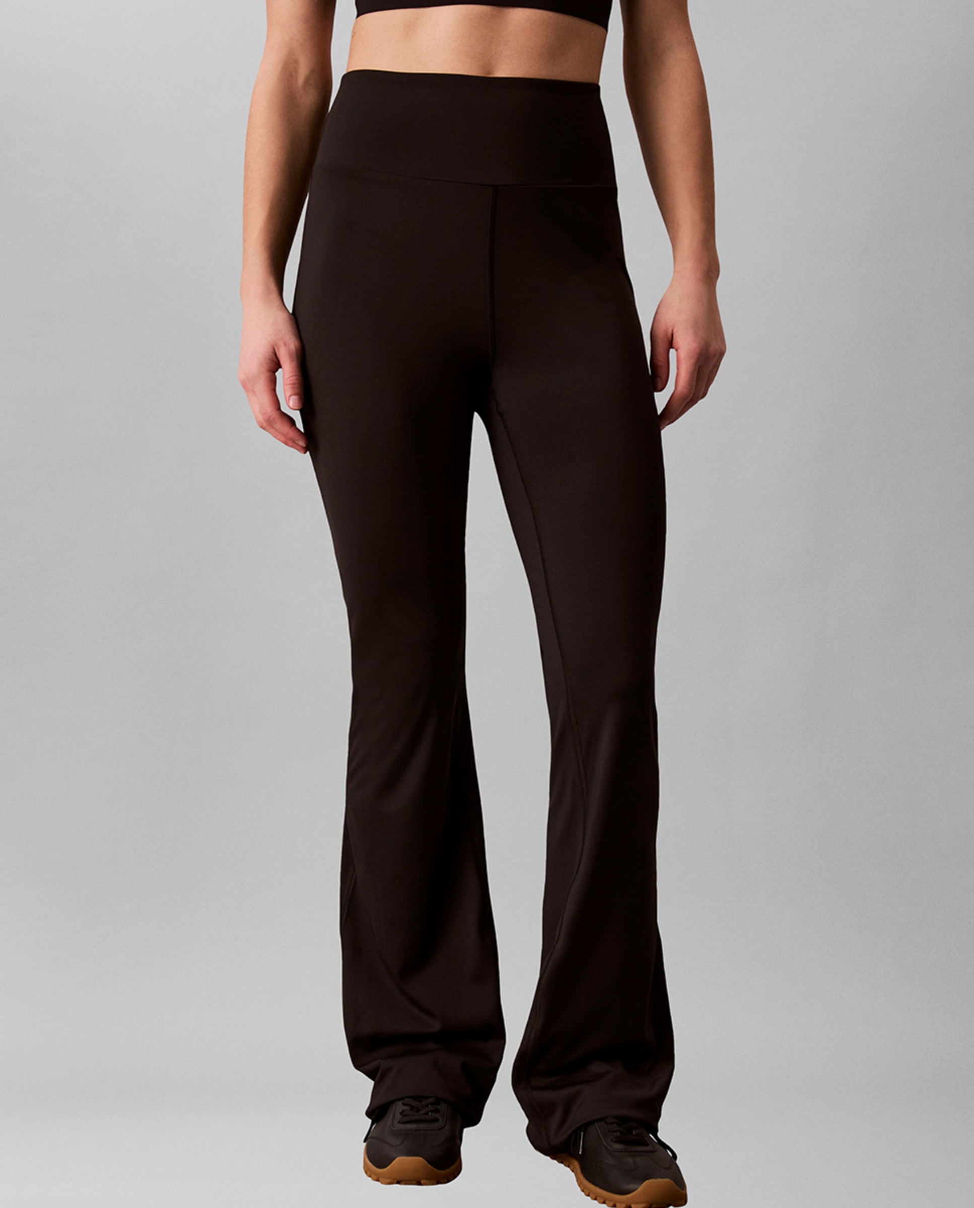 Leggings Desportivas à Boca de Sino Icon Sport Preto-2