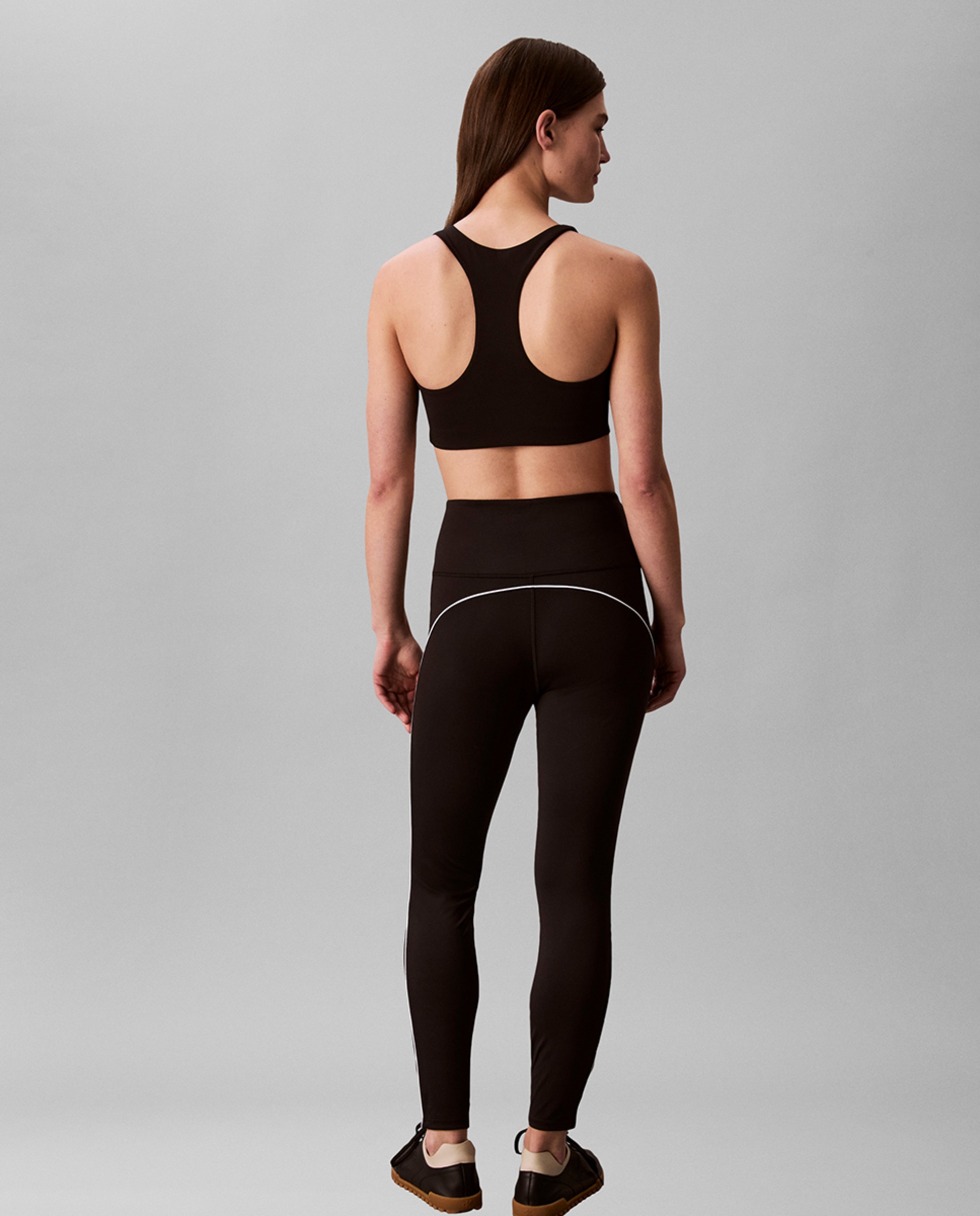 Leggings Desportivas Lisas Seasonal Fashion Preto-3