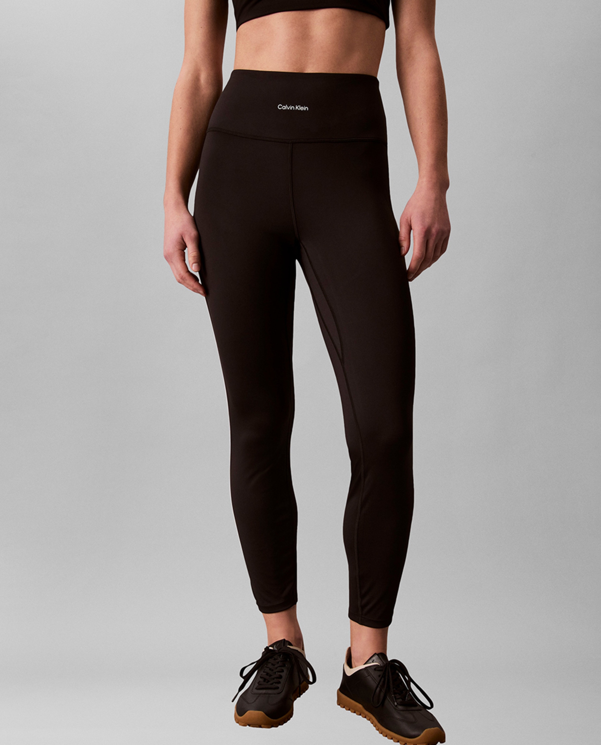 Leggings Desportivas Lisas Seasonal Fashion Preto-2