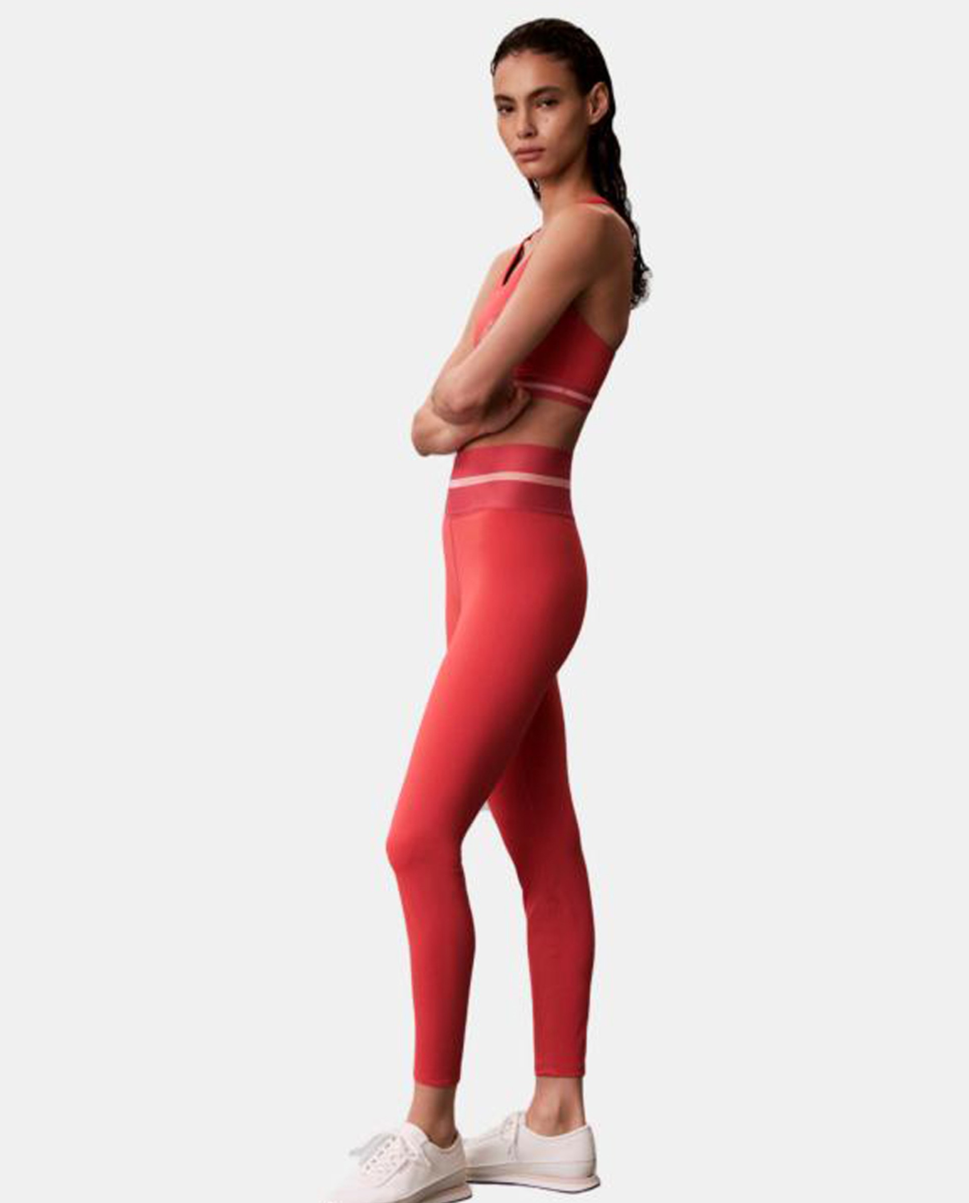 Leggings Desportivas Lisas Icon Sport Rosa-4