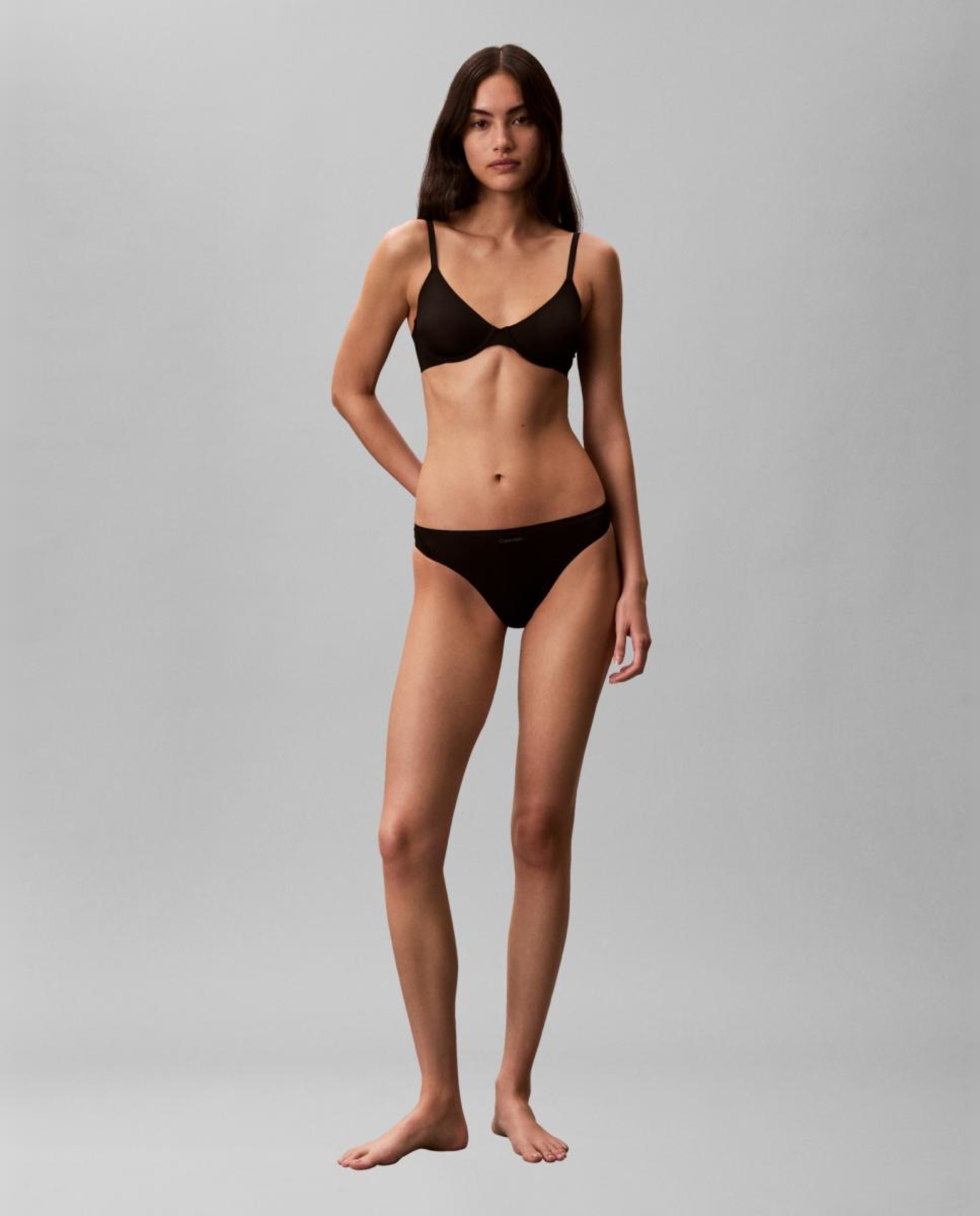 Soutien com Aro sem Copa Moldada Perfectly Fit Ultralight Preto-2
