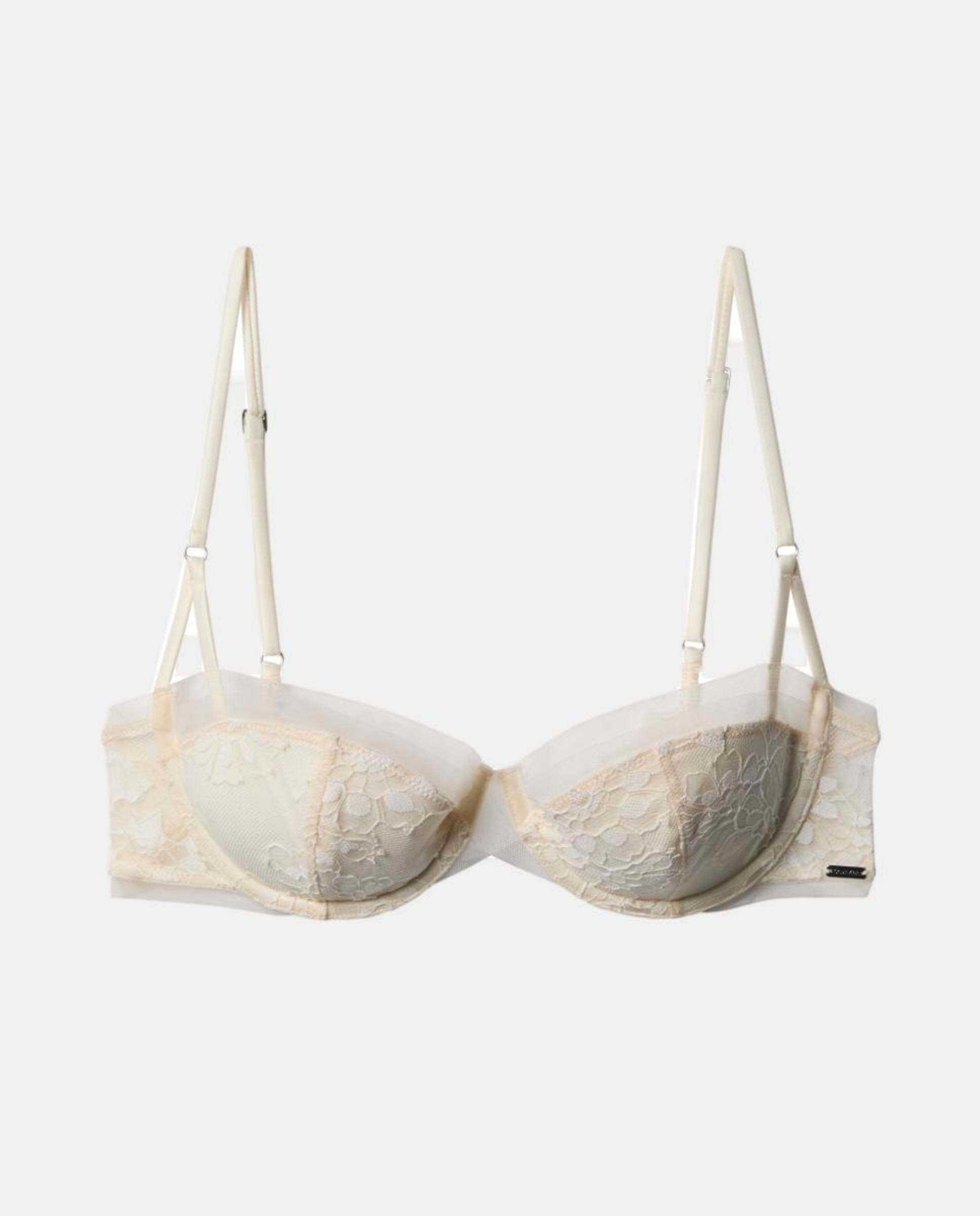 Soutien com Aro e Copa Moldada CK Black Bridal Branco-5