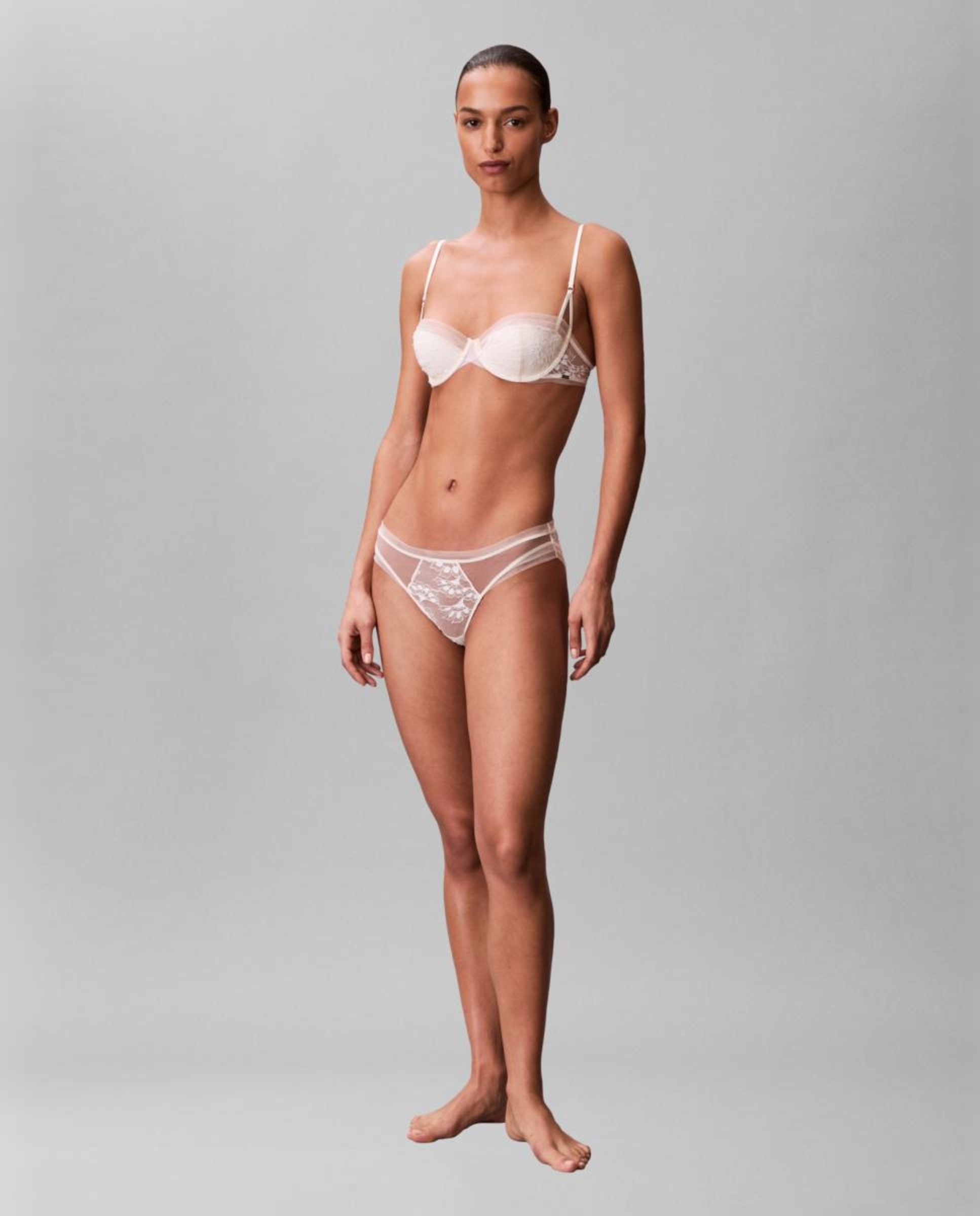 Soutien com Aro e Copa Moldada CK Black Bridal Branco-6