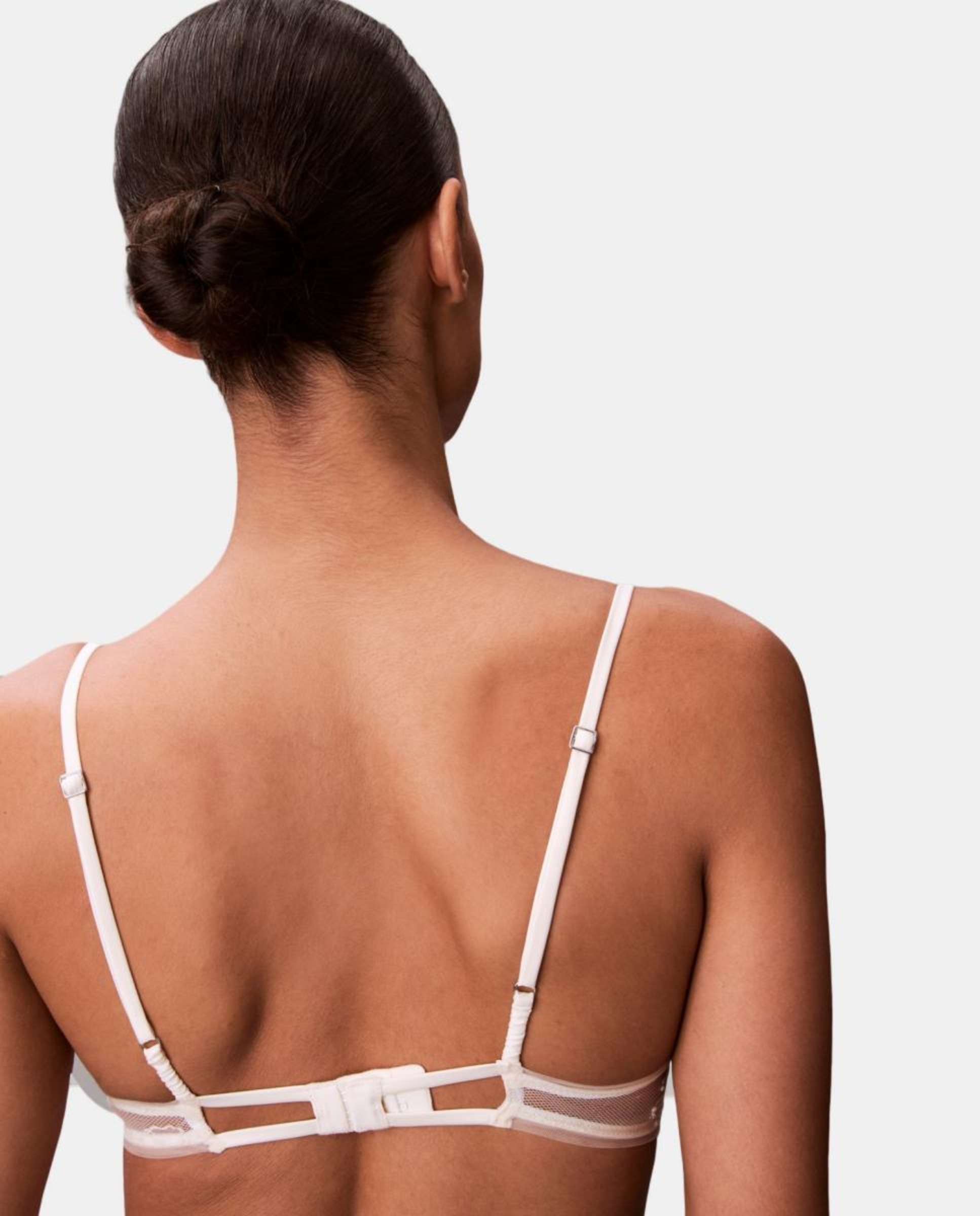 Soutien com Aro e Copa Moldada CK Black Bridal Branco-3