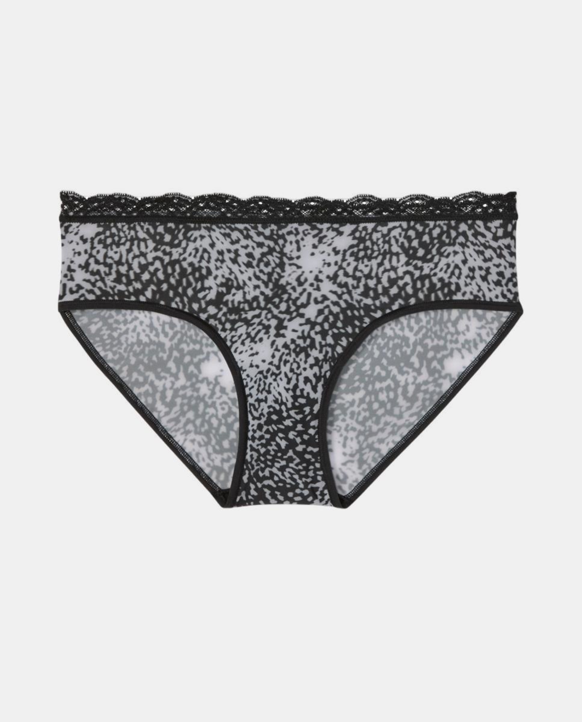 Cueca Hipster Micro Stretch W Lace Preto-5