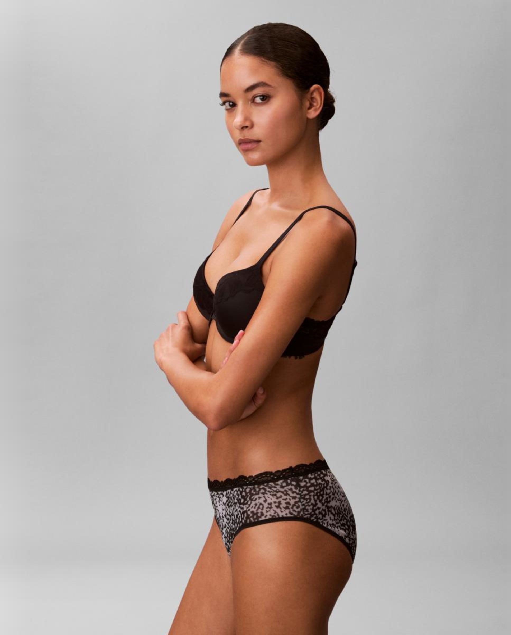 Cueca Hipster Micro Stretch W Lace Preto-4