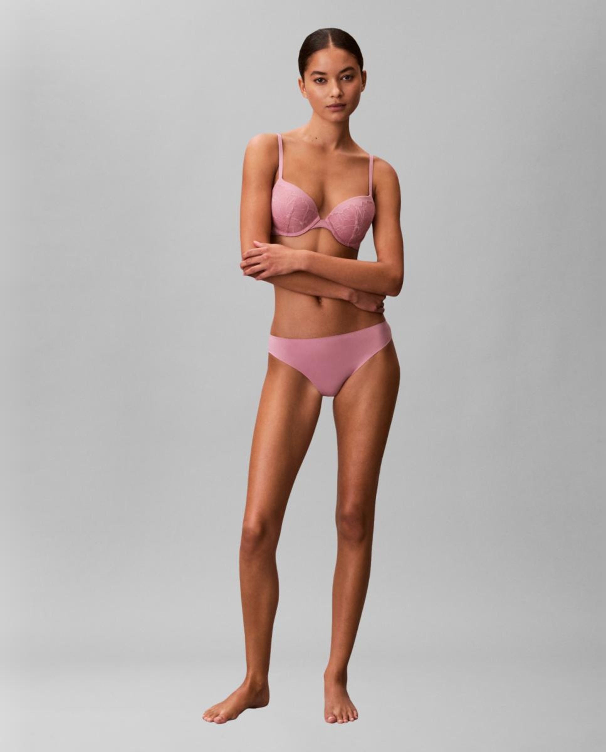 Cueca com Renda Perfectly Fit Lace Rosa-6