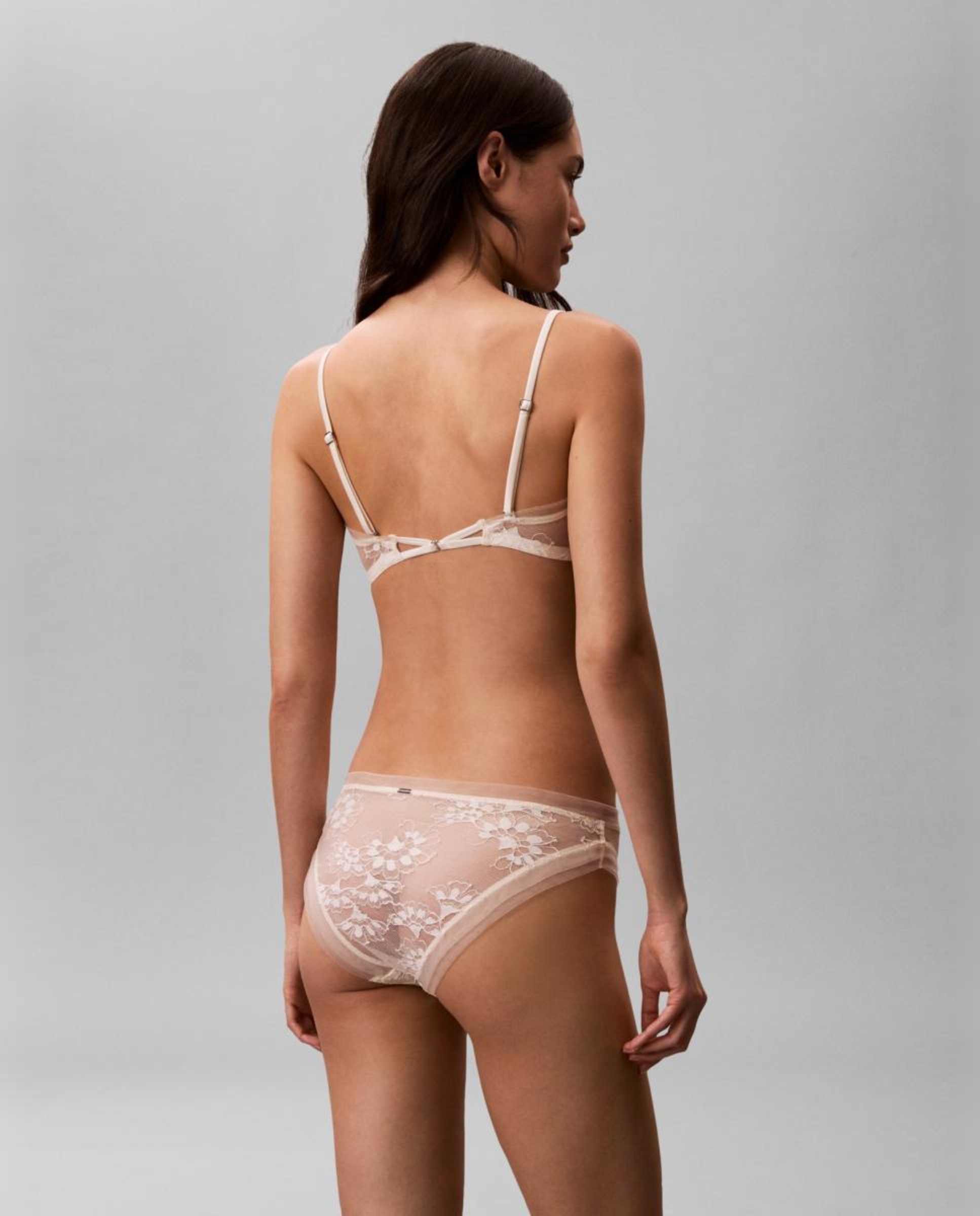 Cueca com Renda CK Black Bridal Branco-2
