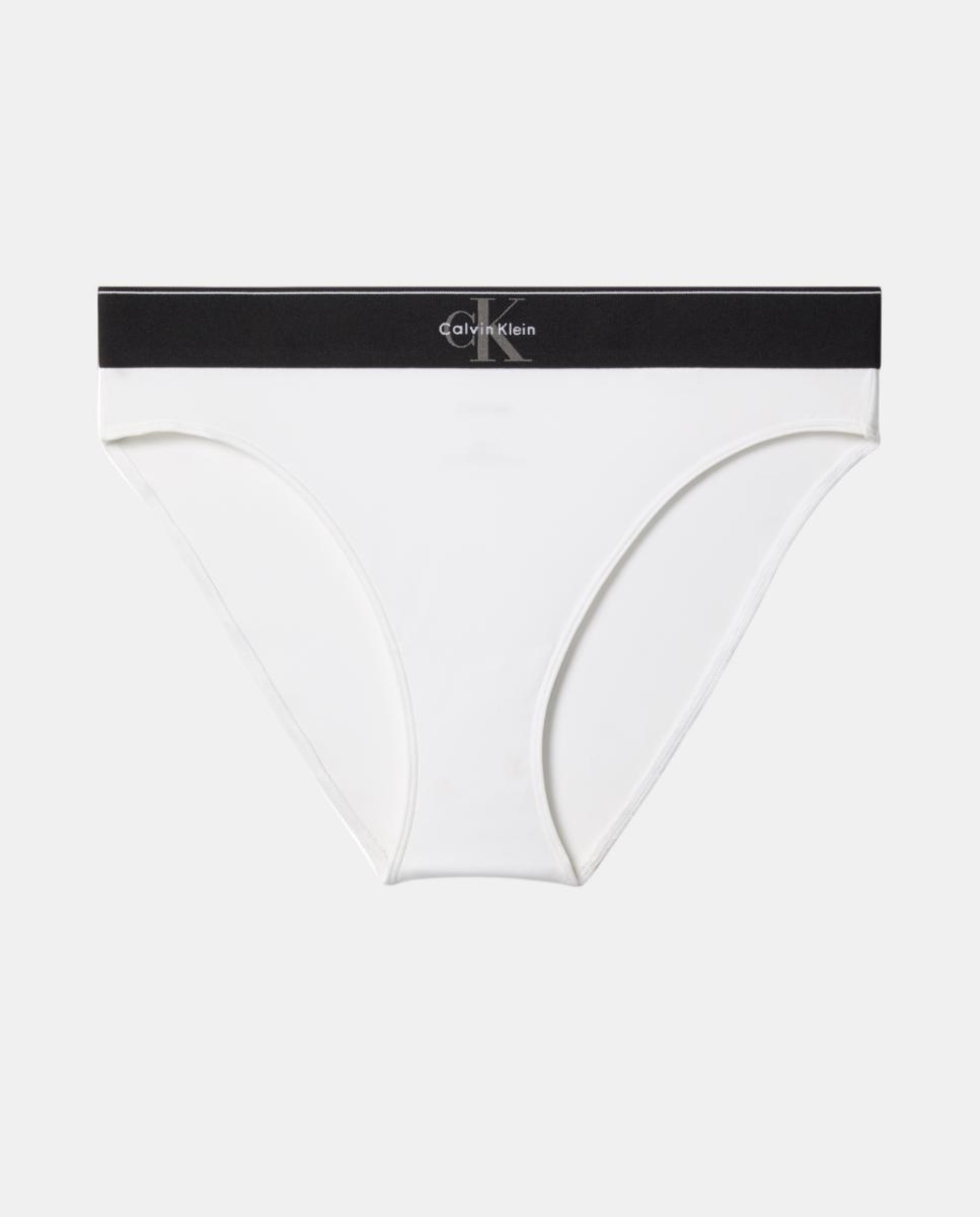 Cueca de Cintura Subida CK Graphic Branco-2