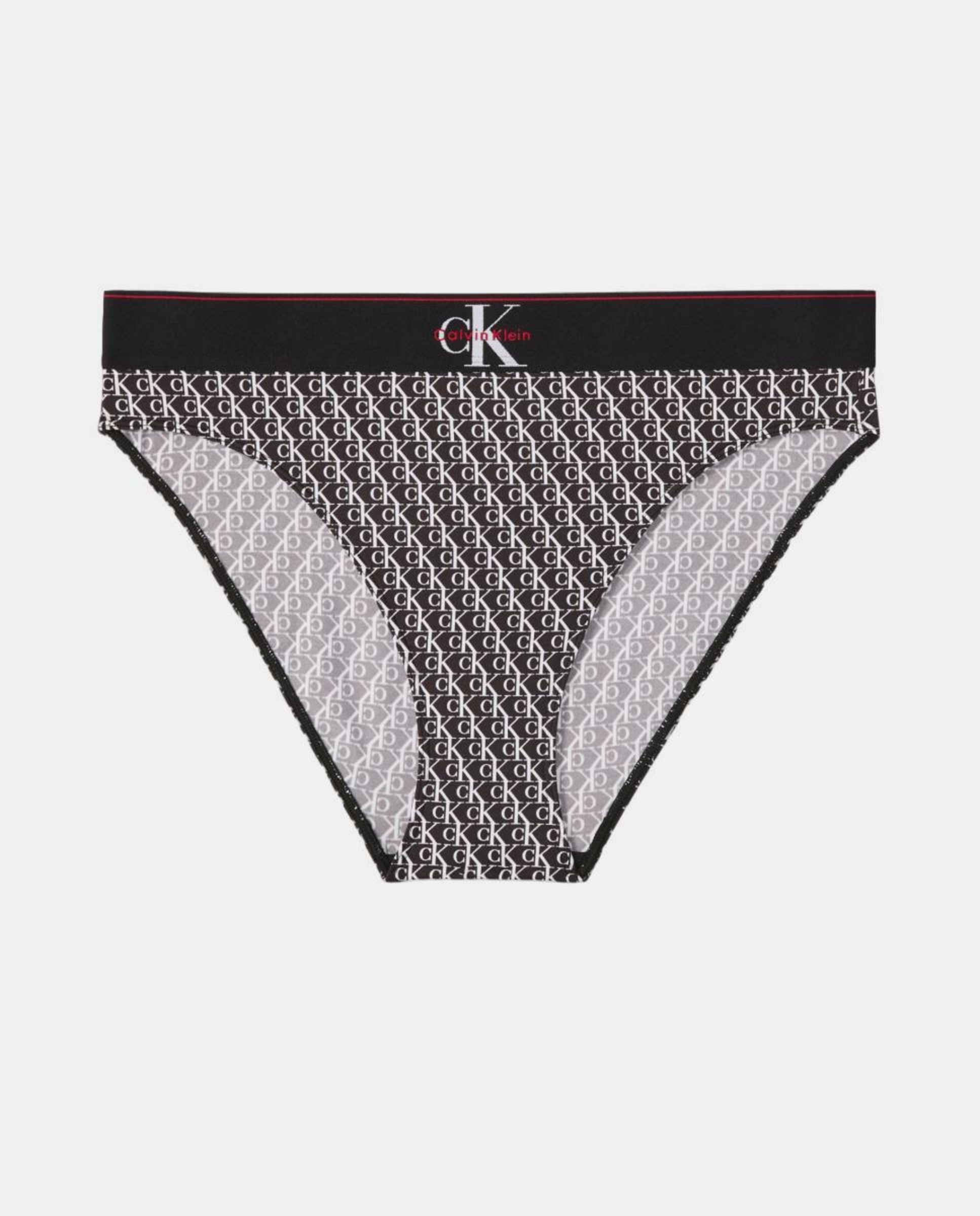 Cueca de Cintura Subida CK Graphic Preto-5