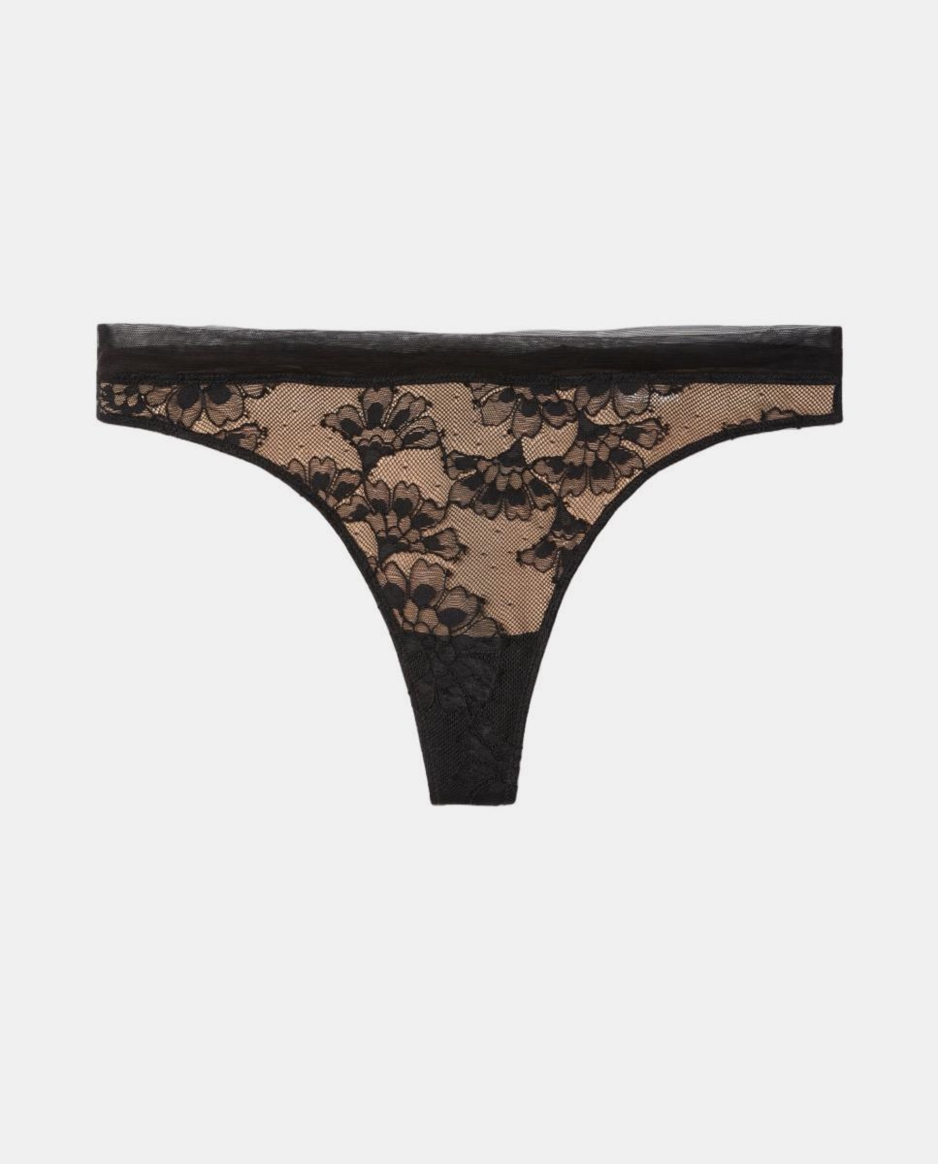 Tanga CK Black Bridal Preto-5