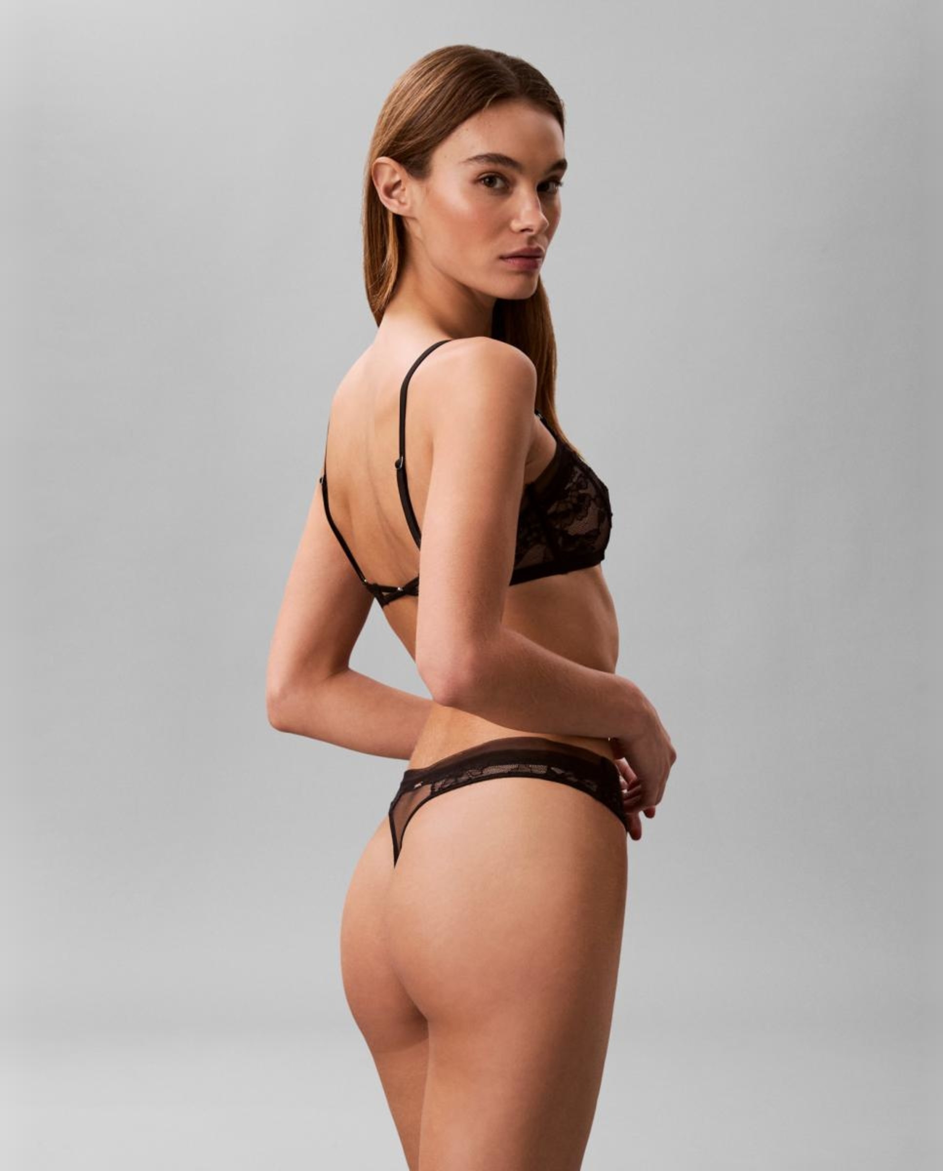 Tanga CK Black Bridal Preto-2